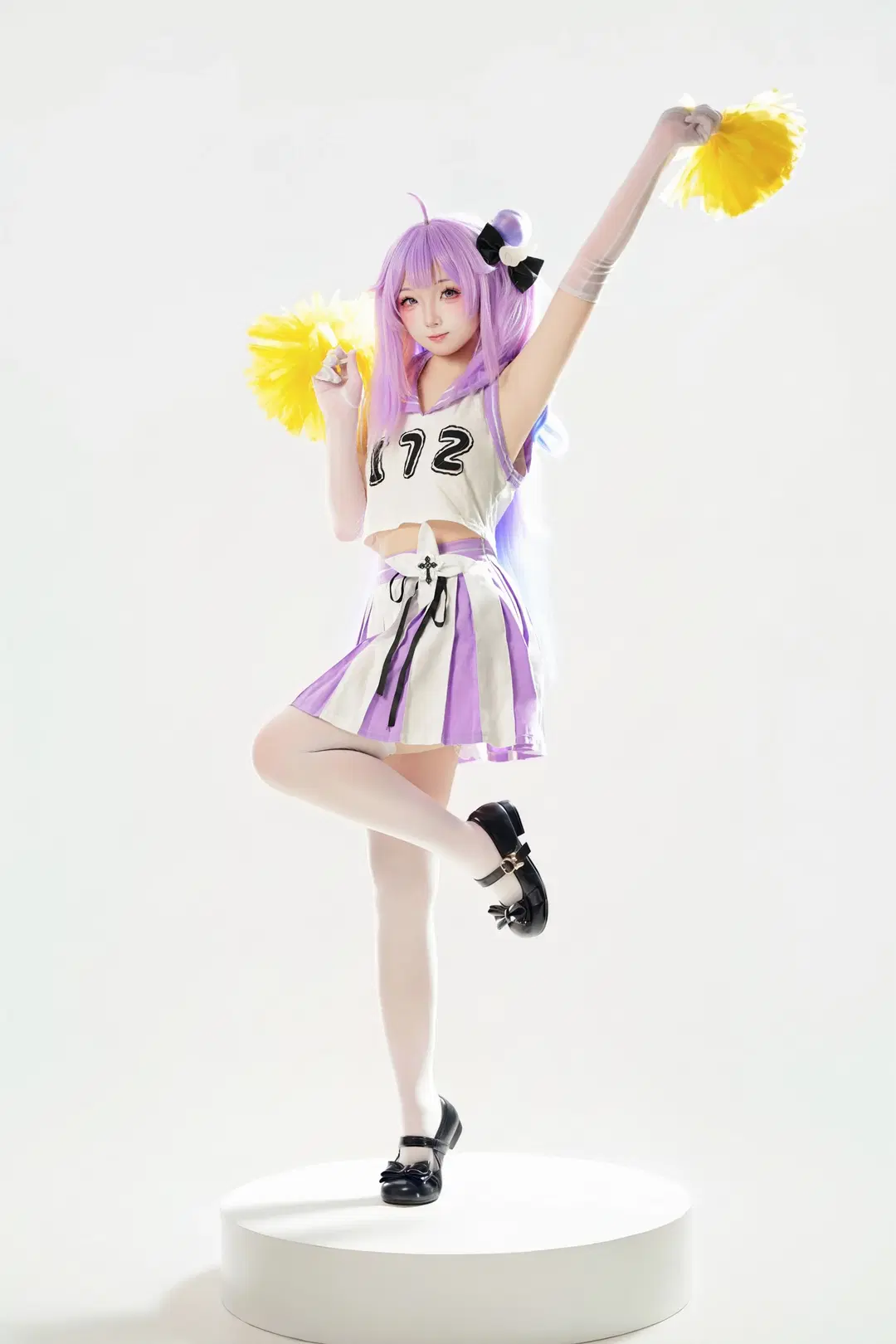 cosplay, 碧蓝航线, 白丝, 独角兽cos, 啦啦队