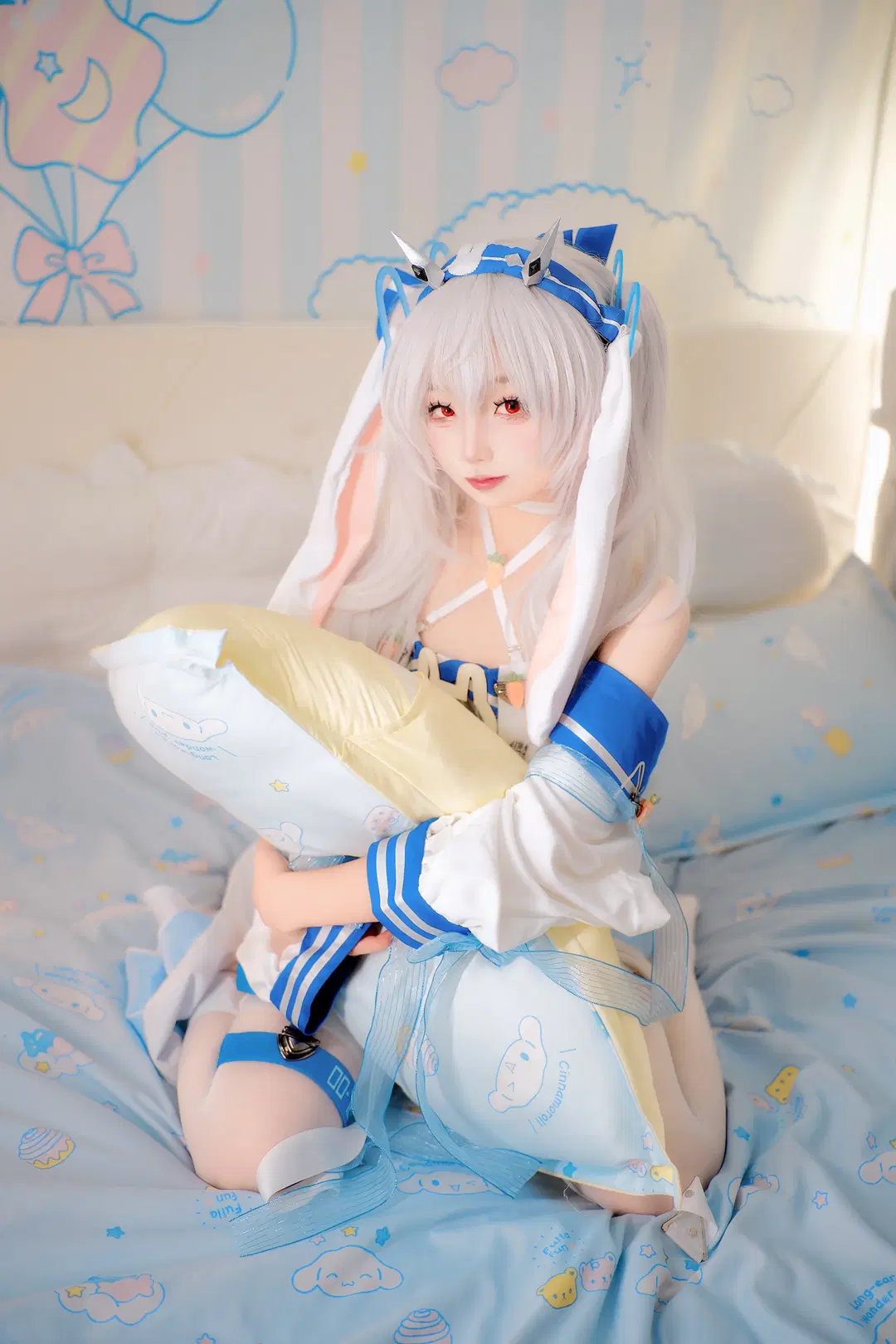 cosplay, 碧蓝航线, 拉菲cos, 白丝cos, 拉菲兔