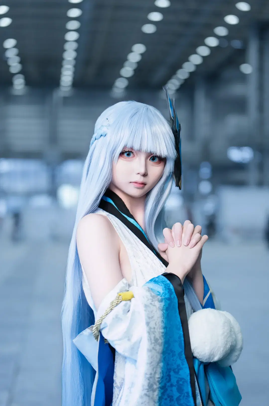 【雪女さんコスプレ】『陰陽師』静けさと透明感を宿す撮り下ろし写真共有 - 小野道枫 - 3枚目