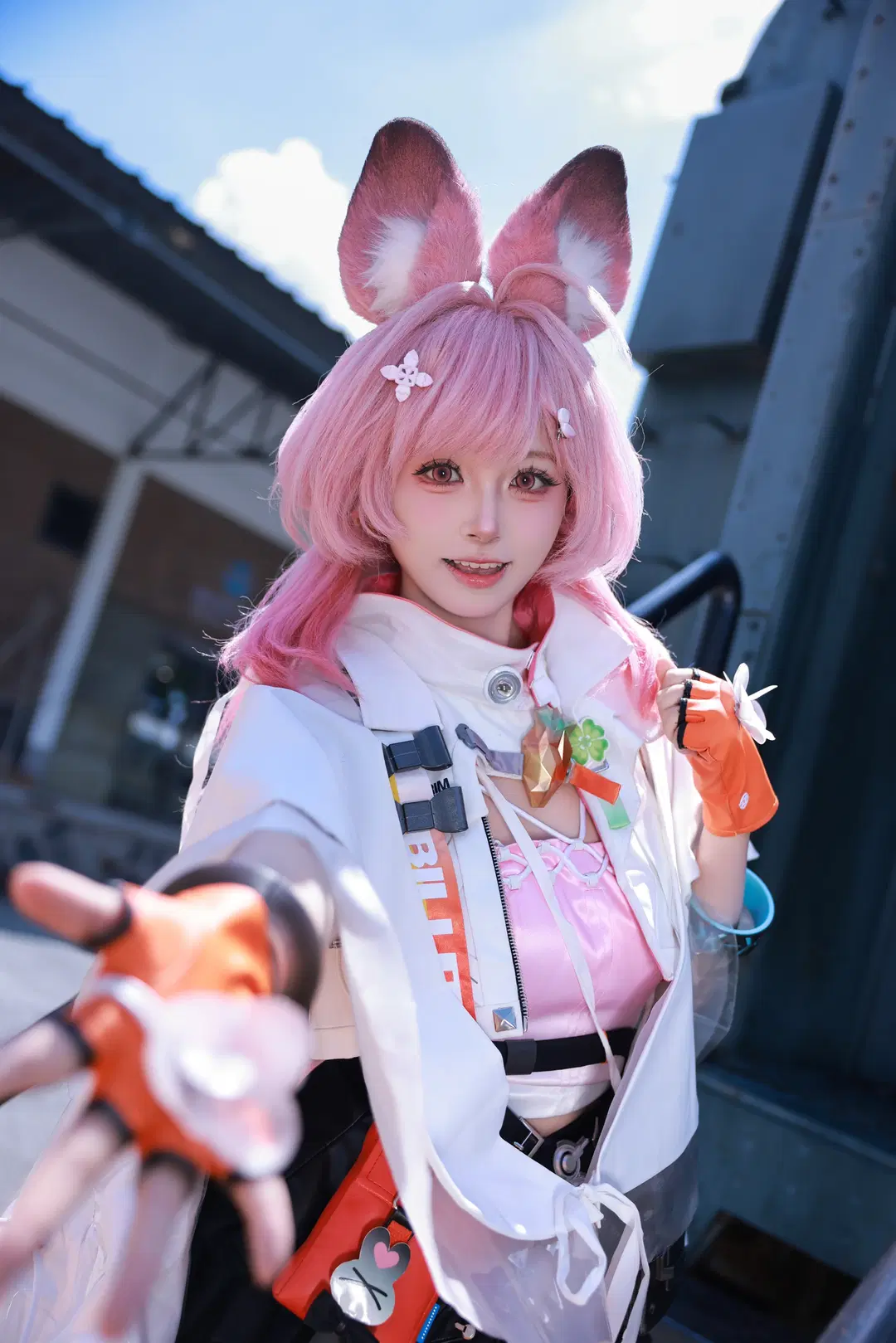 【サンビーコスプレ】『アークナイツ』桃色髪のうさぎ少女、出撃！ - 大福福福Cos_版 - 6枚目