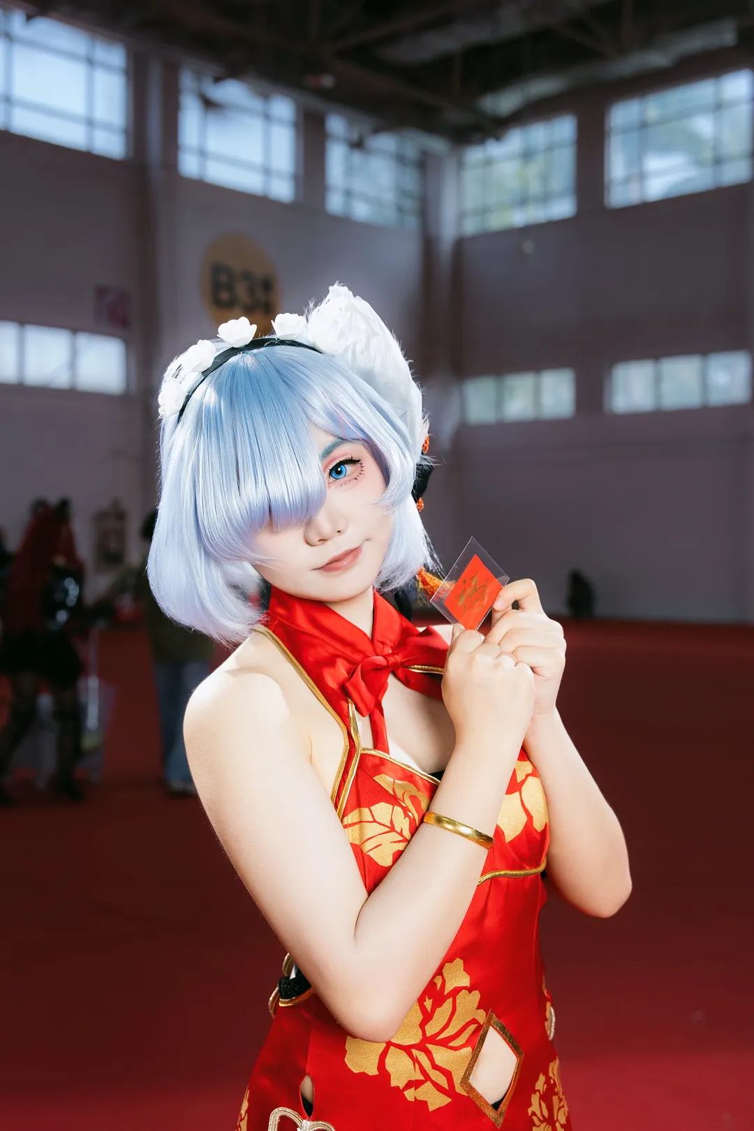 漫展, 旗袍, 蕾姆cos, 新年快乐, 佛山CW - 第3张