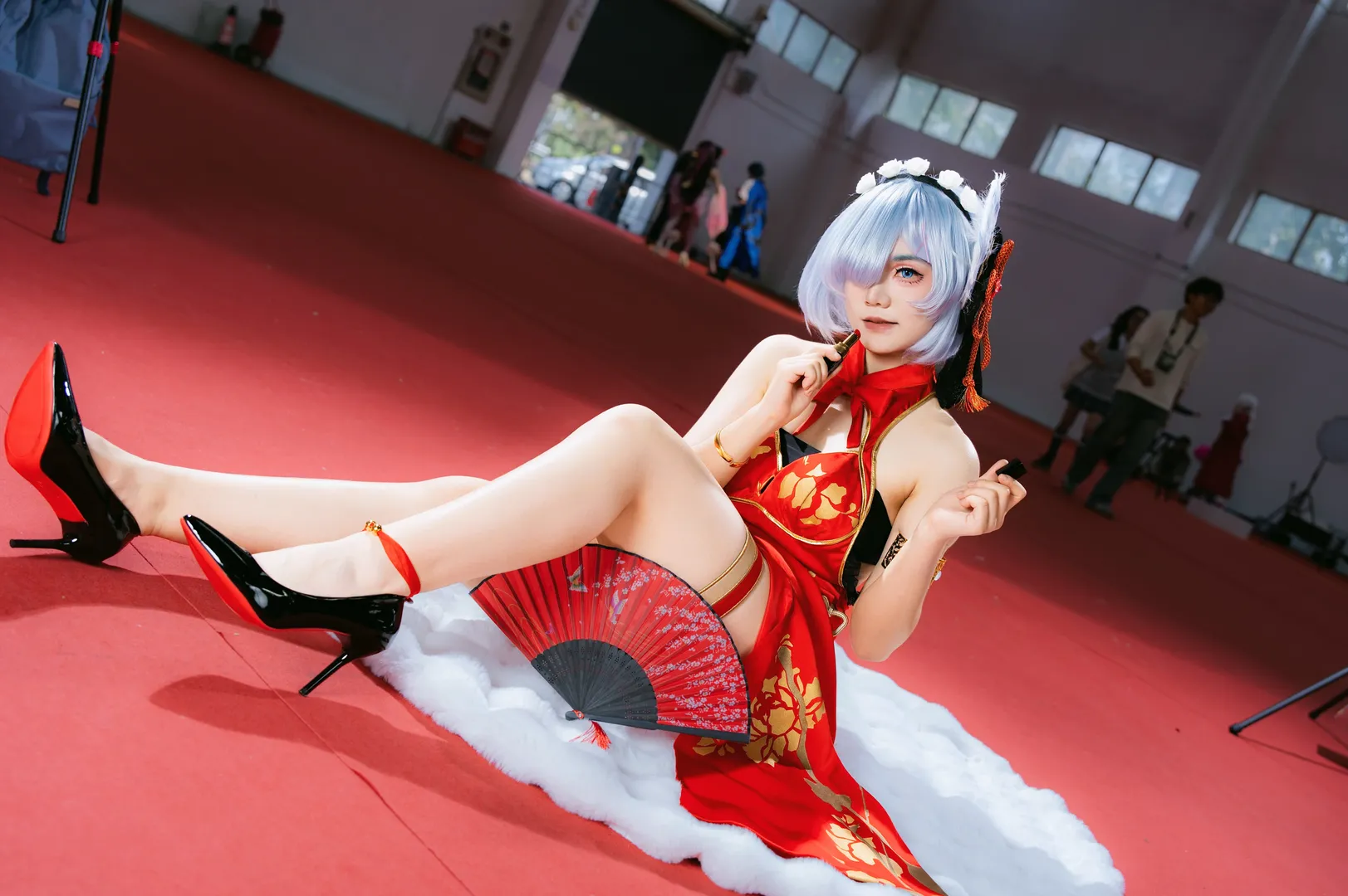 漫展, 旗袍, 蕾姆cos, 新年快乐, 佛山CW - 第4张