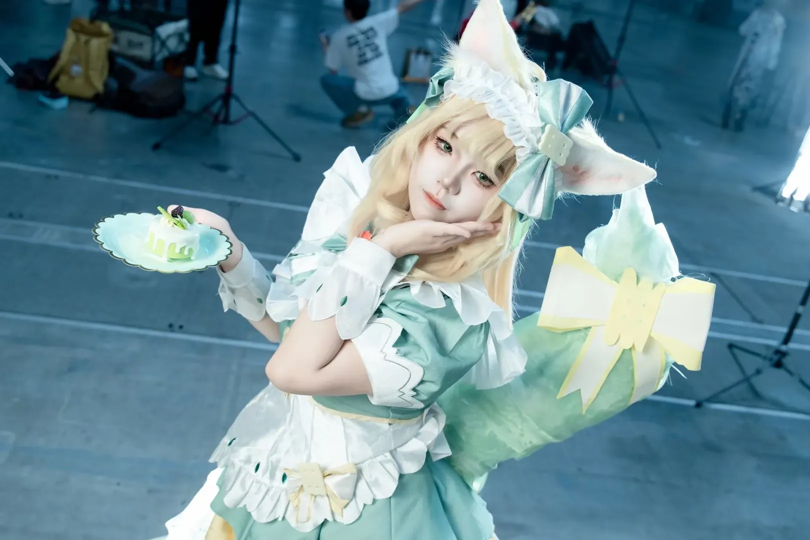 コスプレ, オナー・オブ・キングス, 白ストッキング, 妲己コスプレ, 中山as29 - 3枚目