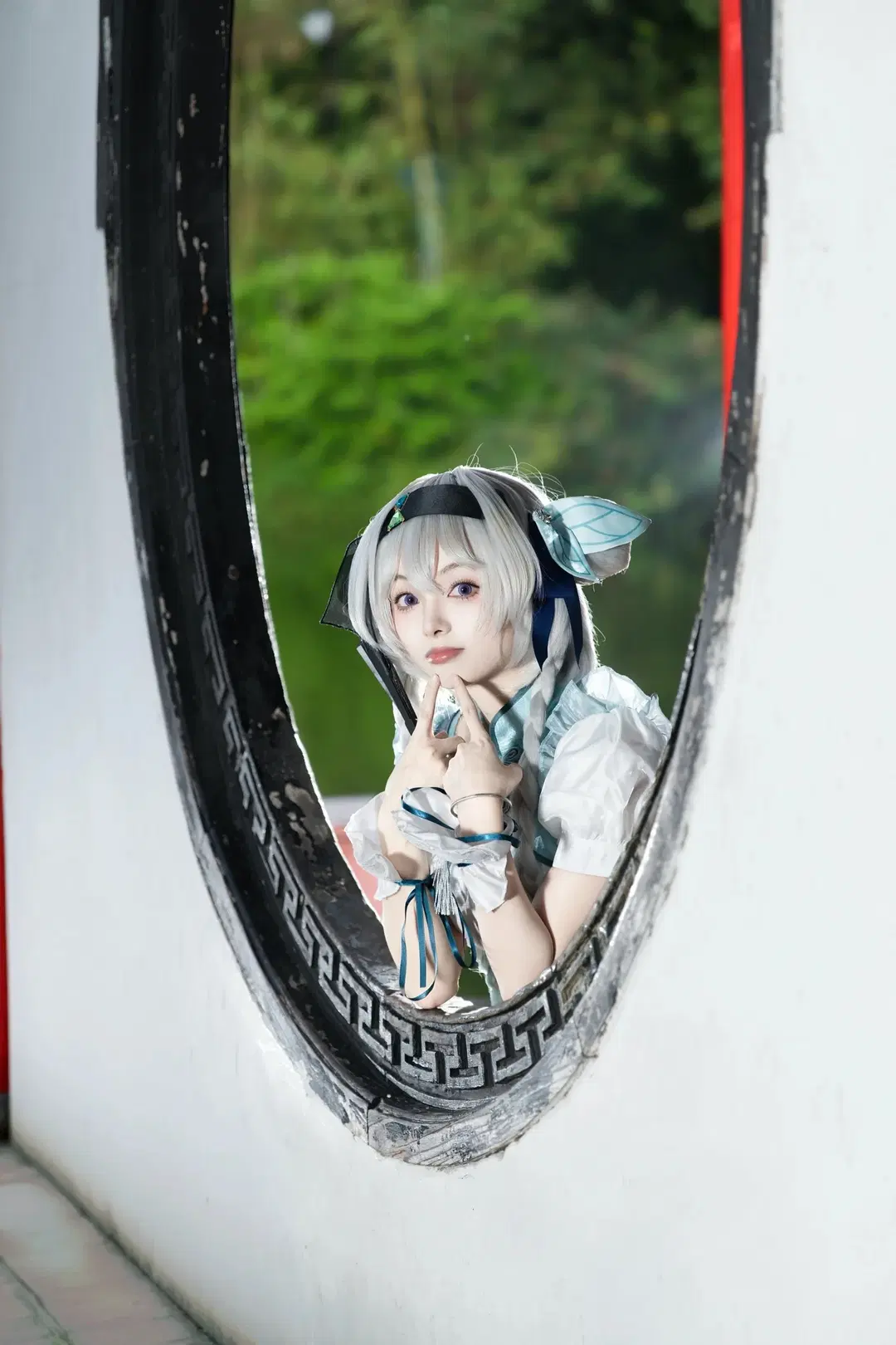 【ホタル コスプレ】雨上がりの中山公園で紡ぐ、中華娘スタイルが魅せる極上の国風世界観 - NightDiva - 4枚目