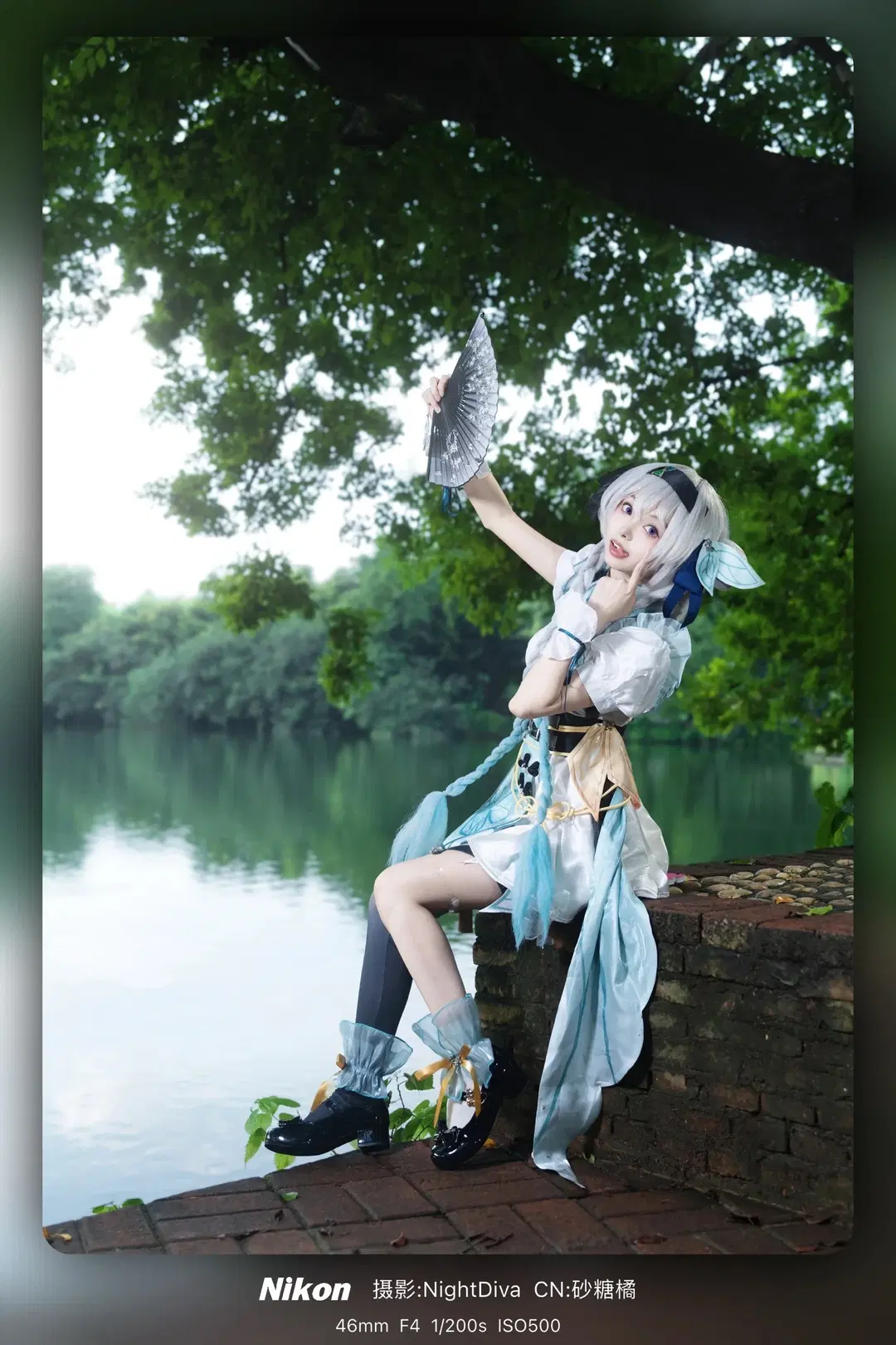 [Firefly cosplay] Honkai: Star Rail Chinese girl look, lively shoot log at Zhongshan Park by NightDiva - Image 2
