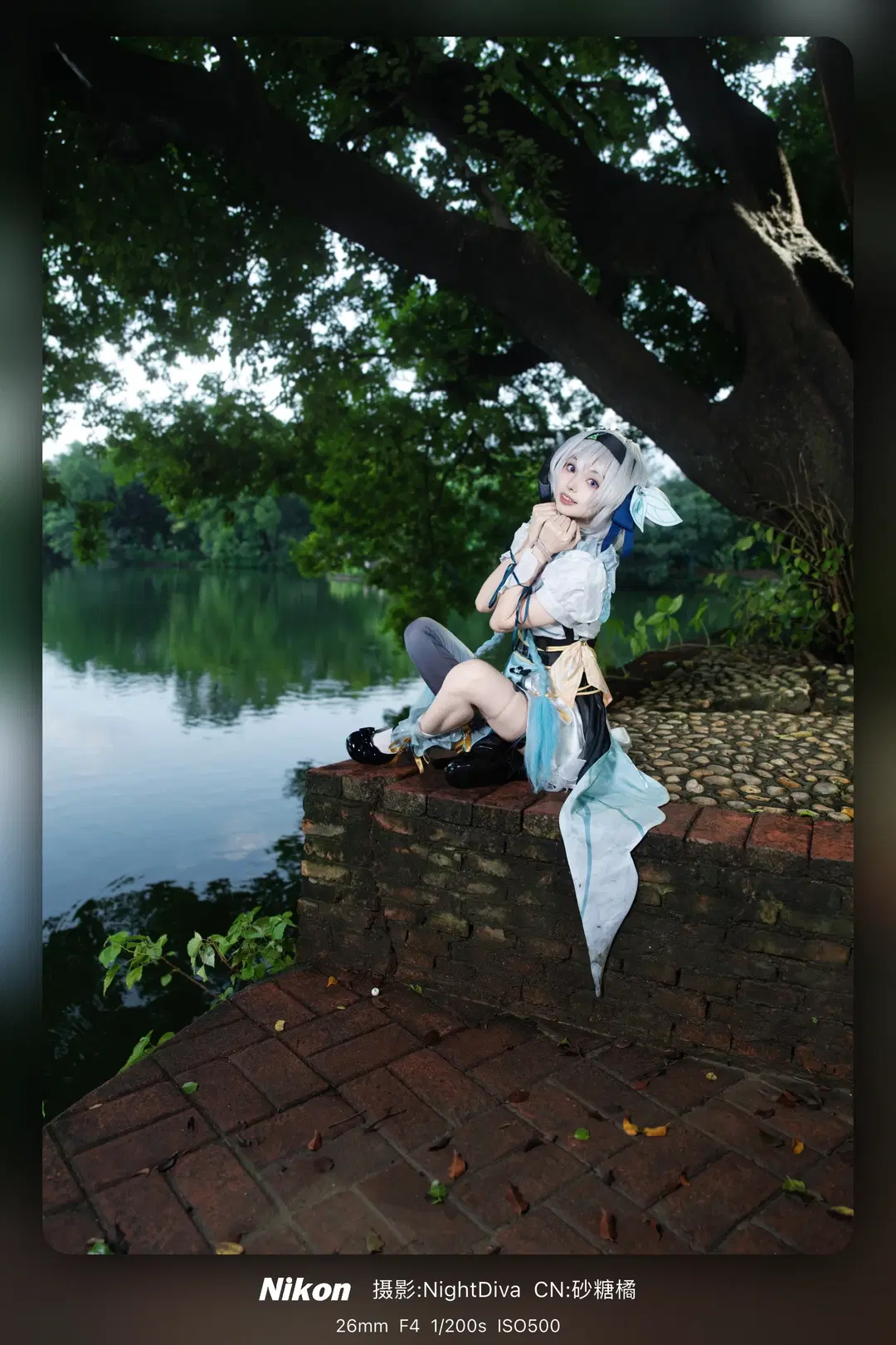 [Firefly cosplay] Honkai: Star Rail Chinese girl look, lively shoot log at Zhongshan Park by NightDiva - Image 4