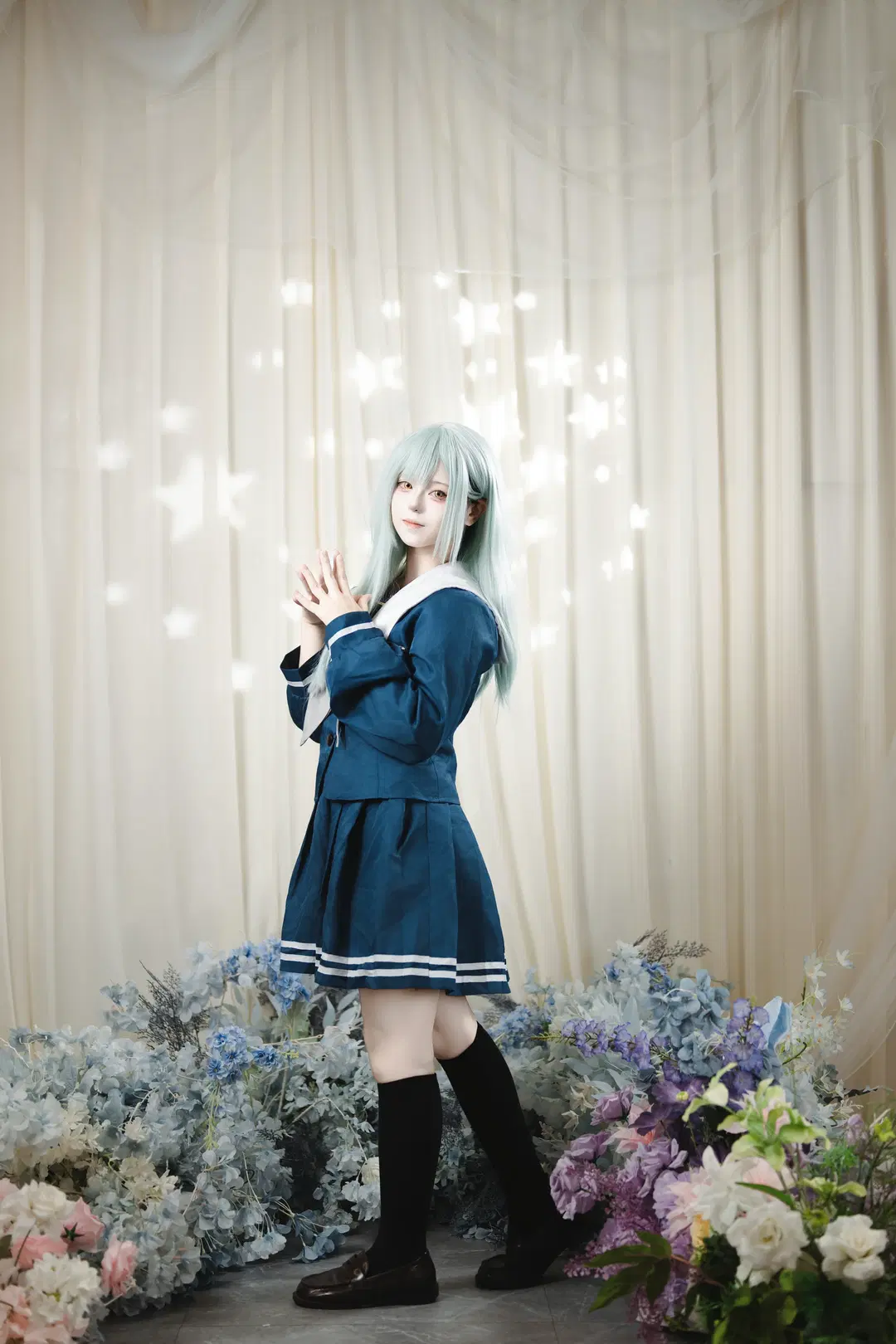 [Wakaba Mutsumi cosplay] Ave Mujica: The Inner Monologue of a Cool, Aloof JK uniform Girl by NightDiva - Image 3