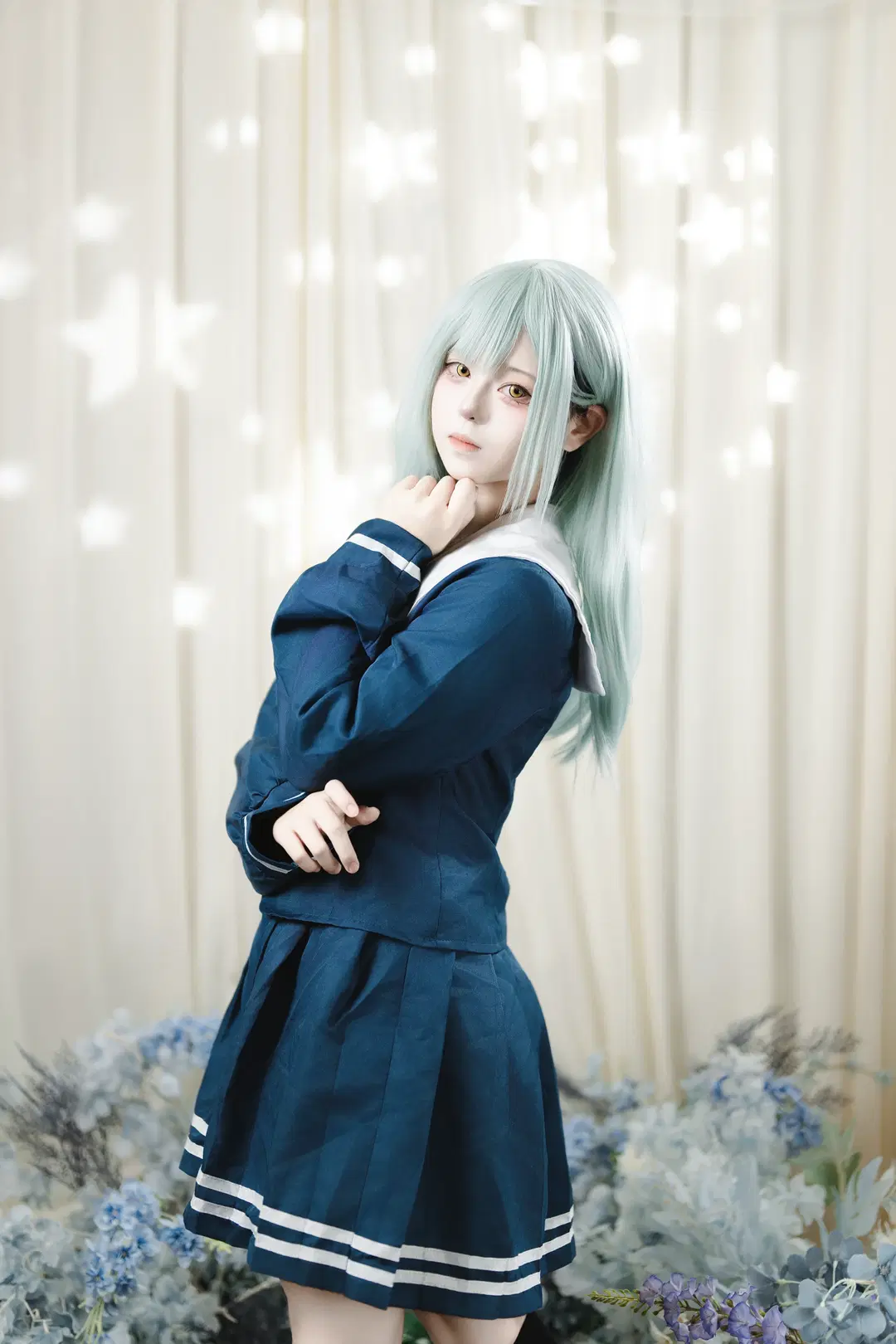 [Wakaba Mutsumi cosplay] Ave Mujica: The Inner Monologue of a Cool, Aloof JK uniform Girl by NightDiva - Image 4
