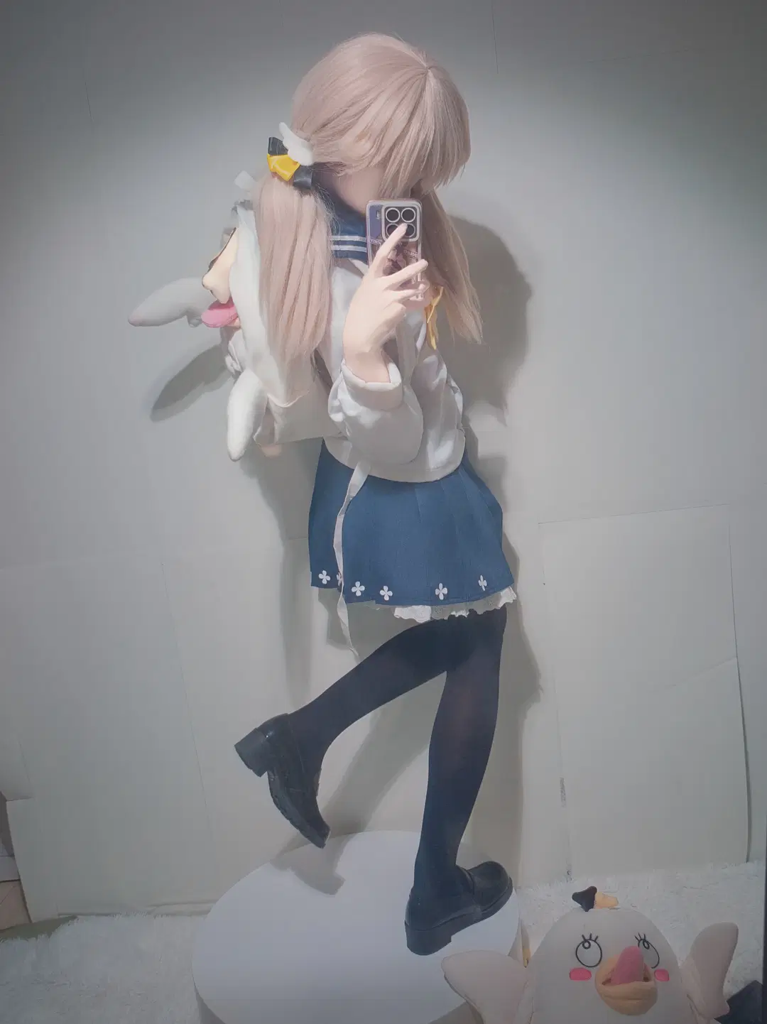 【日富美cos】蔚藍檔案的元氣JK制服與黑絲穿搭分享 - 实体暖暖的 - 第2張