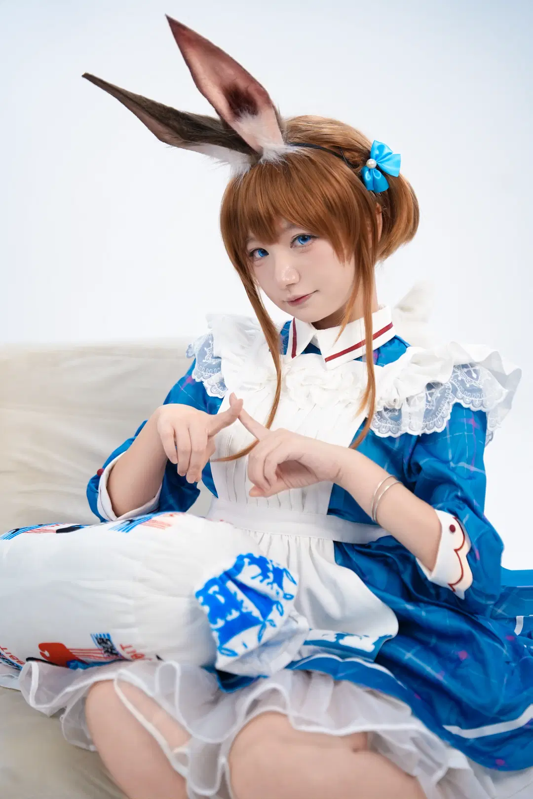 [Amiya cosplay] Arknights Amiya meets White Rabbit creamy candy by 粉色娇嫩 - Image 4