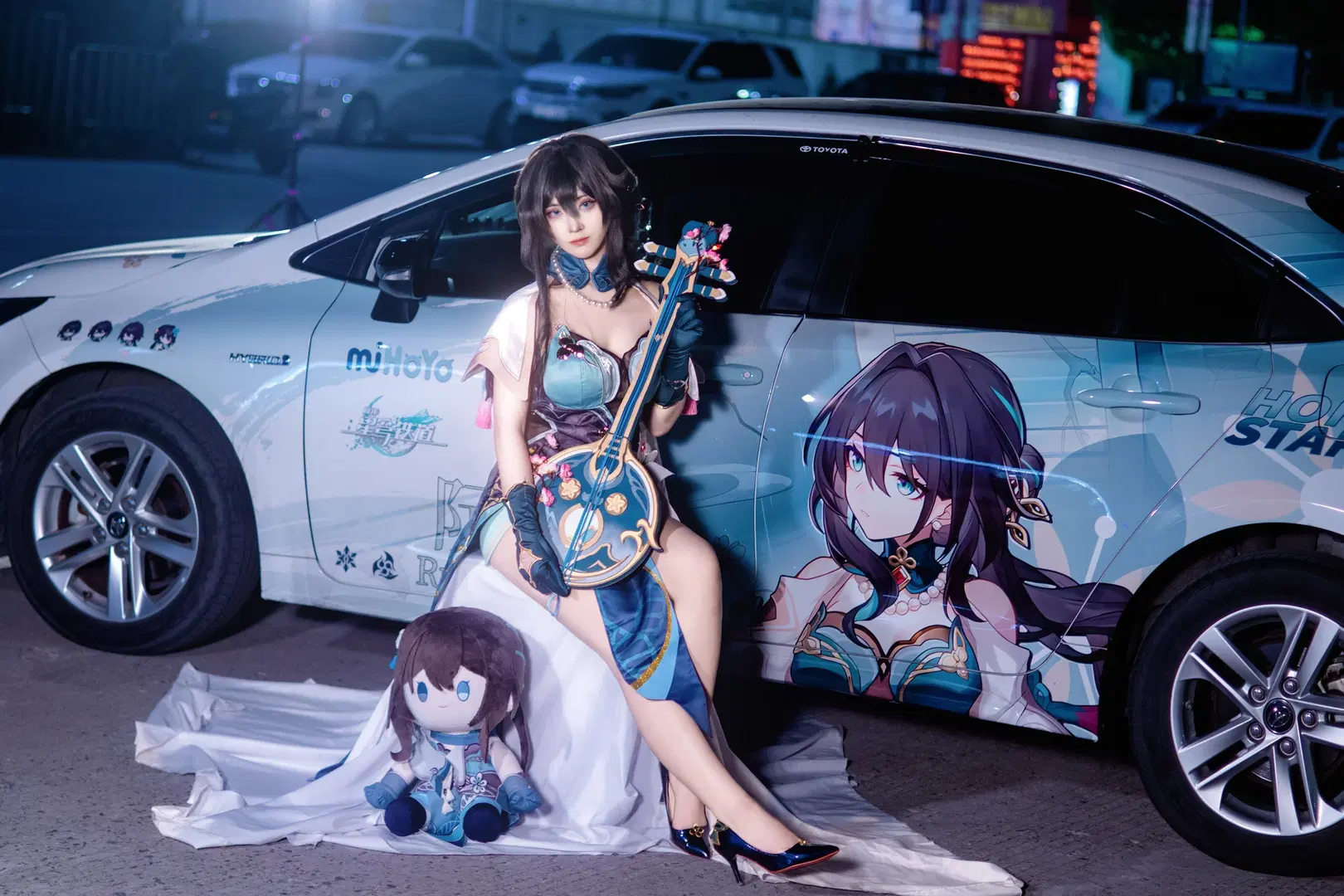 【ルアン・メェイ コスプレ】夜空の下で交錯する古典とSFの美学 - 无敌暴龙战士 - 2枚目