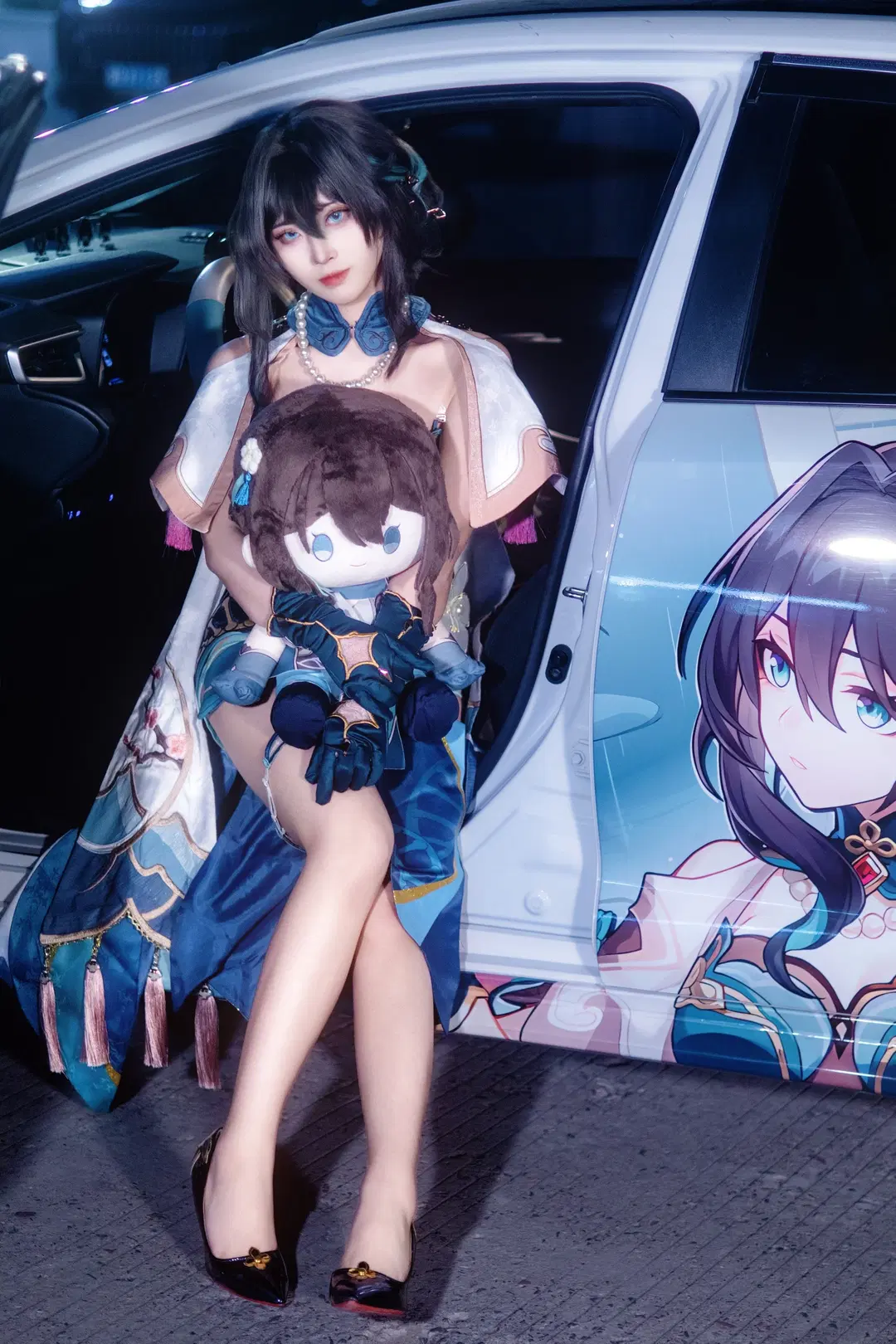 【ルアン・メェイ コスプレ】夜空の下で交錯する古典とSFの美学 - 无敌暴龙战士 - 3枚目