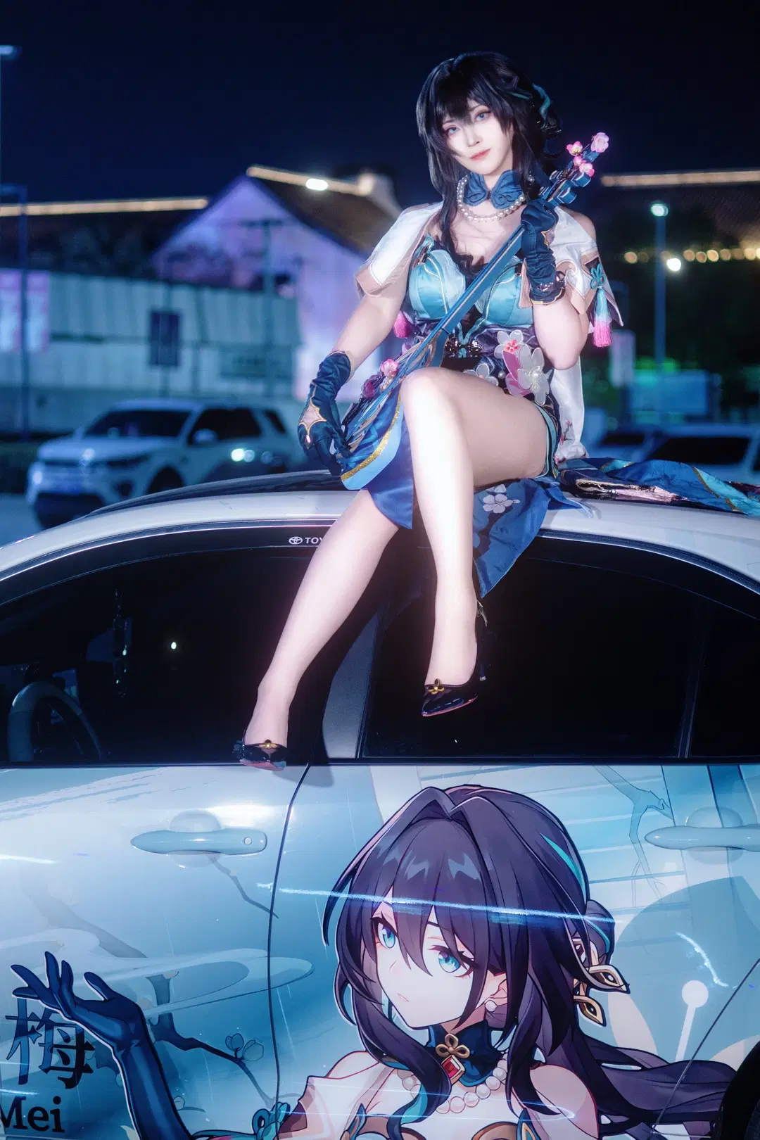 【ルアン・メェイ コスプレ】夜空の下で交錯する古典とSFの美学 - 无敌暴龙战士 - 4枚目