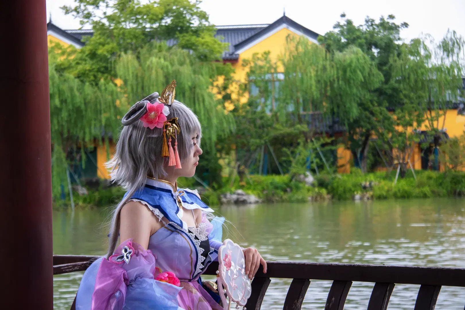 【洛天依 コスプレ】庭園の水辺に広がる中華風の幻夢 - 无敌暴龙战士 - 4枚目