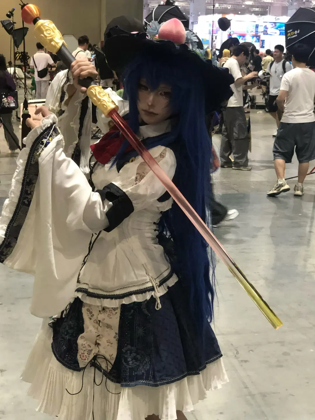 东方Project, 二次元cosplay, 比那名居天子cos, 漫展实况, 上海CPSP