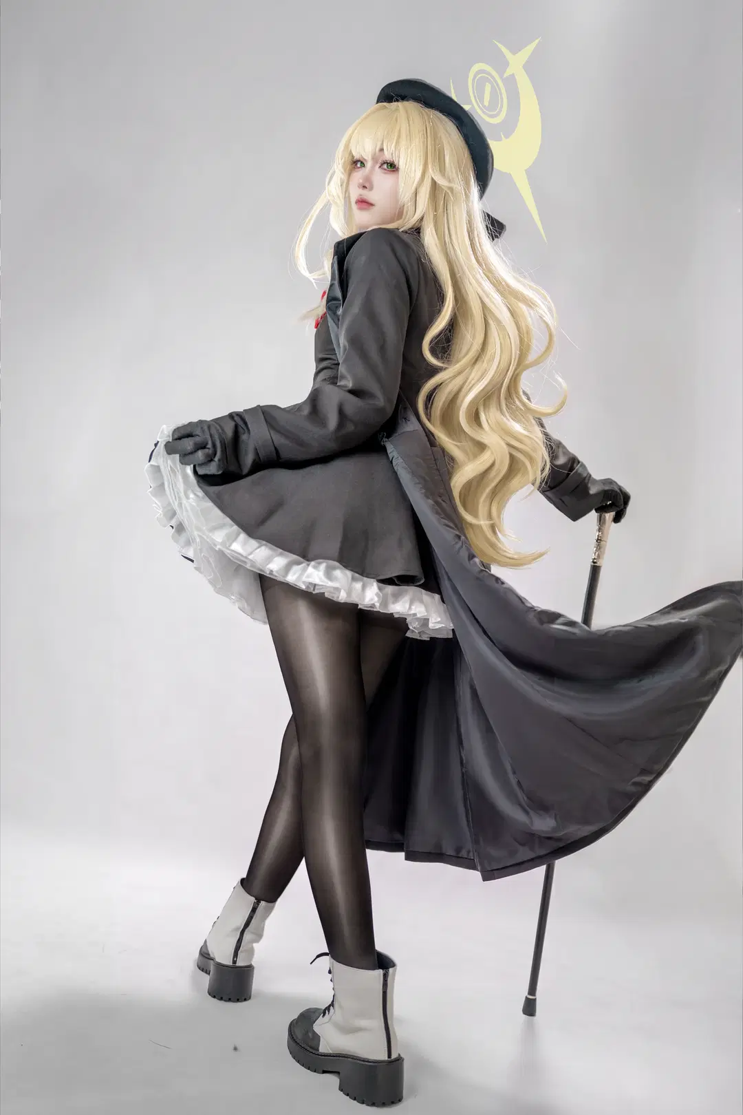 蔚蓝档案, 二次元cosplay, 笑面教授cos, 黑丝, 御姐cos