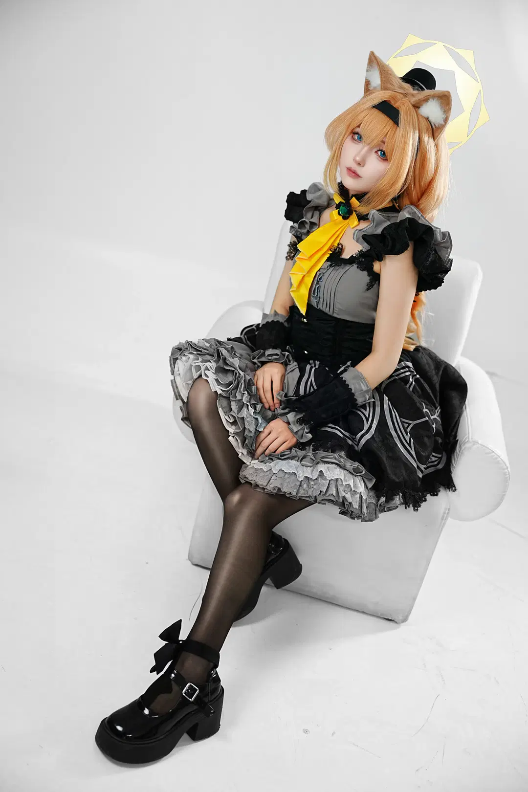 伊落マリー コスプレ ブルーアーカイブの祈りを捧げるアイドル猫ちゃん - 来点小鱼干 - 2枚目