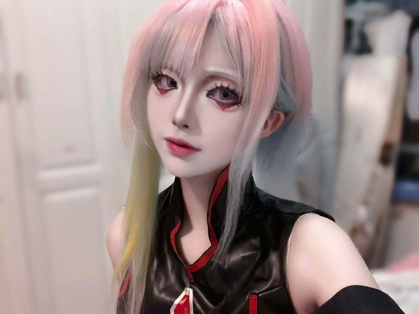 二次元cos, 露西cos, 赛博朋克边缘行者, 赛博朋克cosplay, 露西仿妆