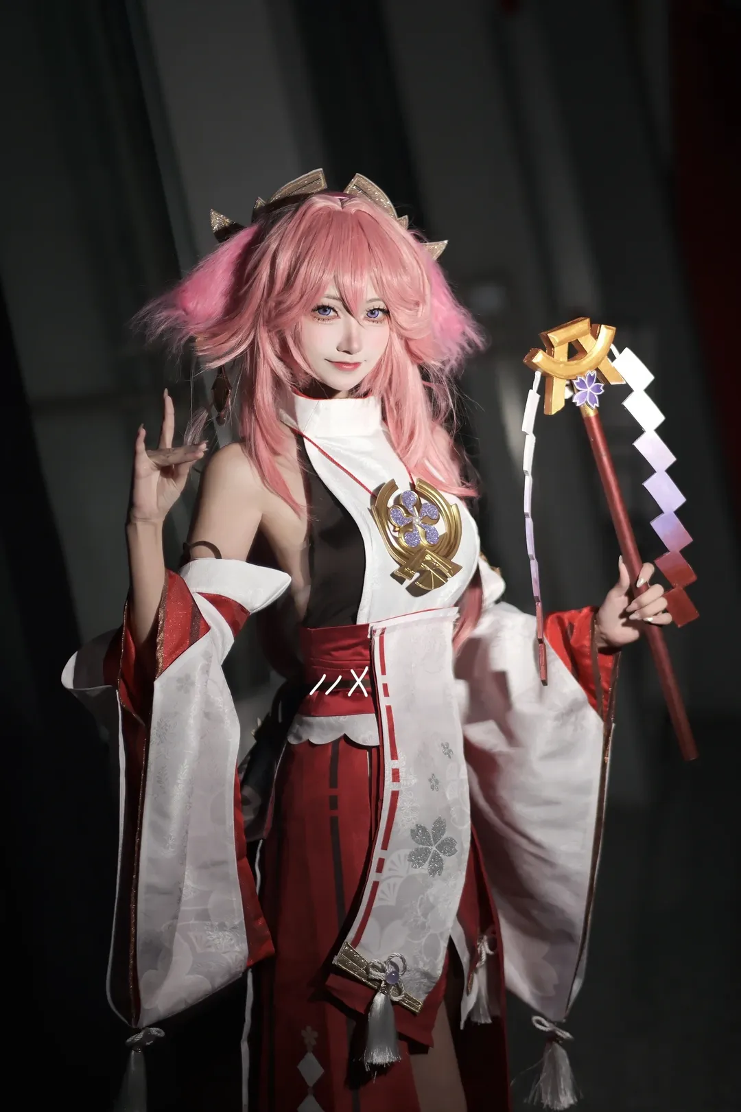 原神, 漫展, 八重神子cos, 和服cos, 狐耳 - 第2张