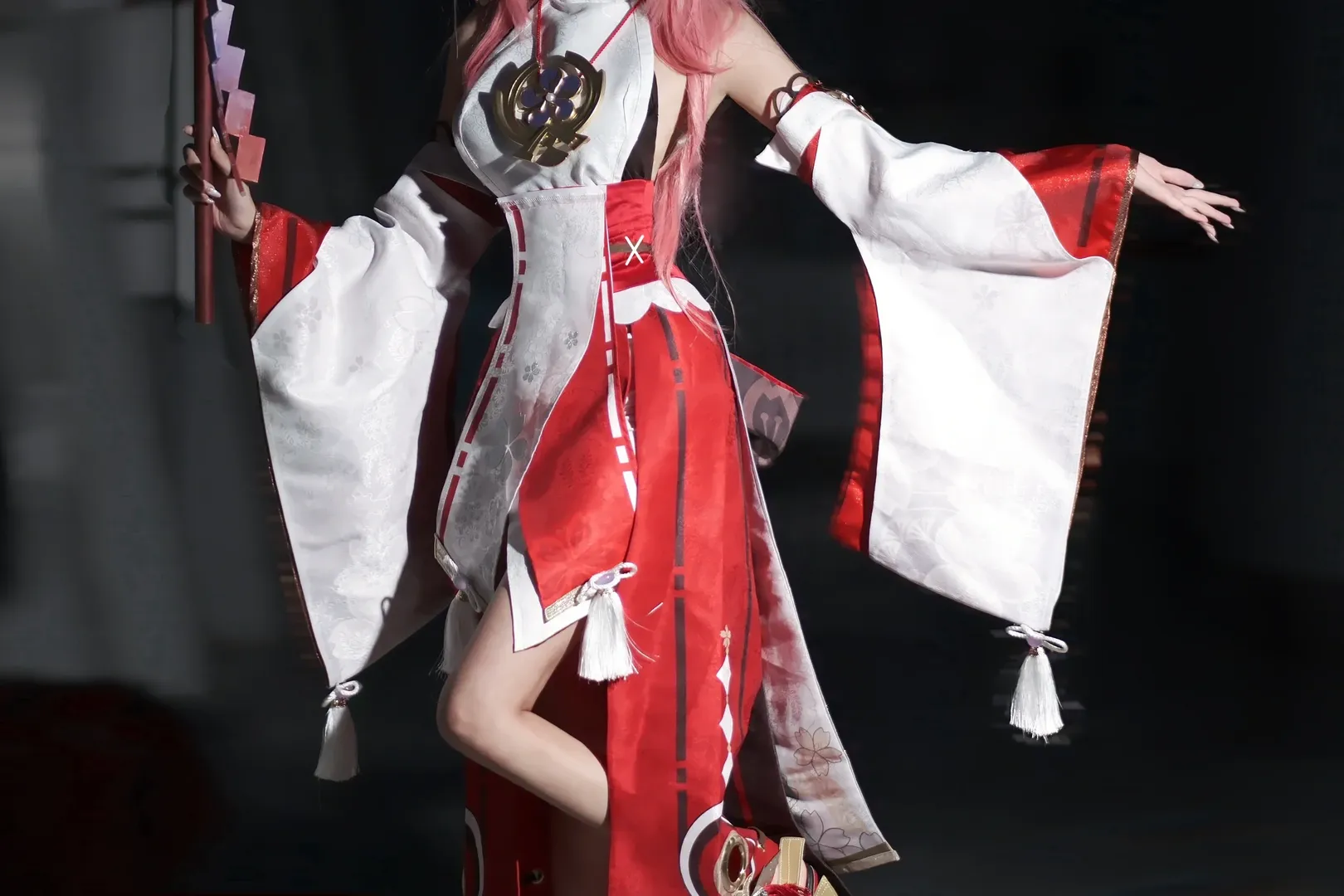 原神, 漫展, 八重神子cos, 和服cos, 狐耳
