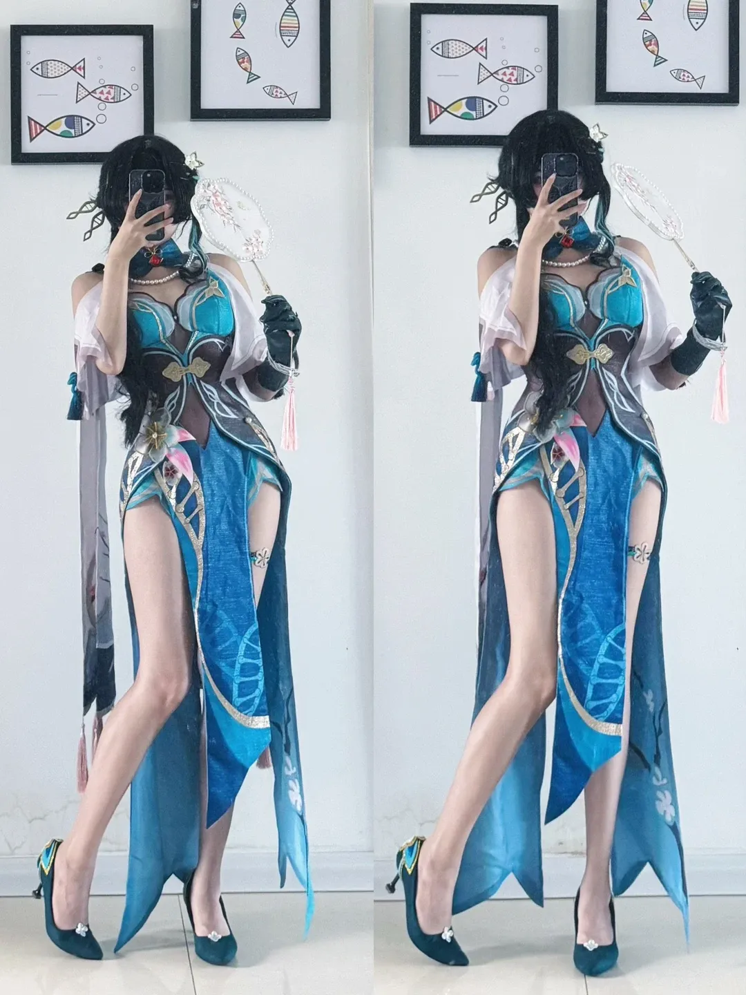 cosplay, 崩坏星穹铁道, 旗袍, 阮梅cos, 大长腿