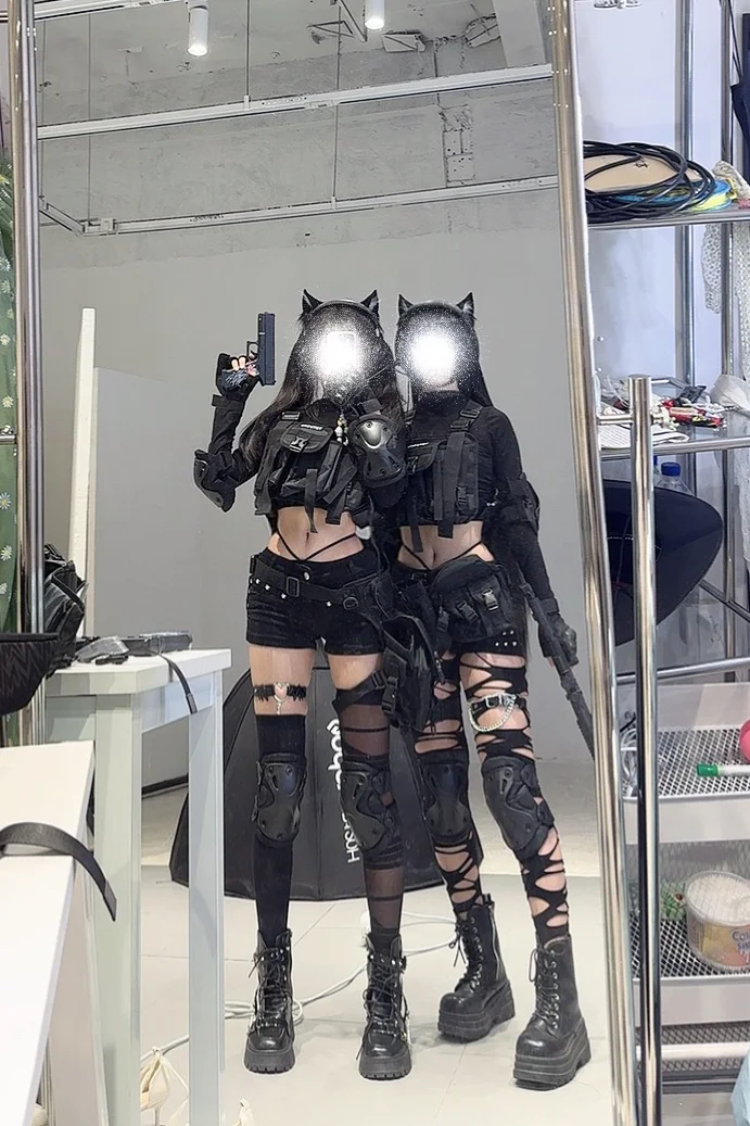 cosplay, 战术娘, 战术装备, 长筒袜, 武装娘