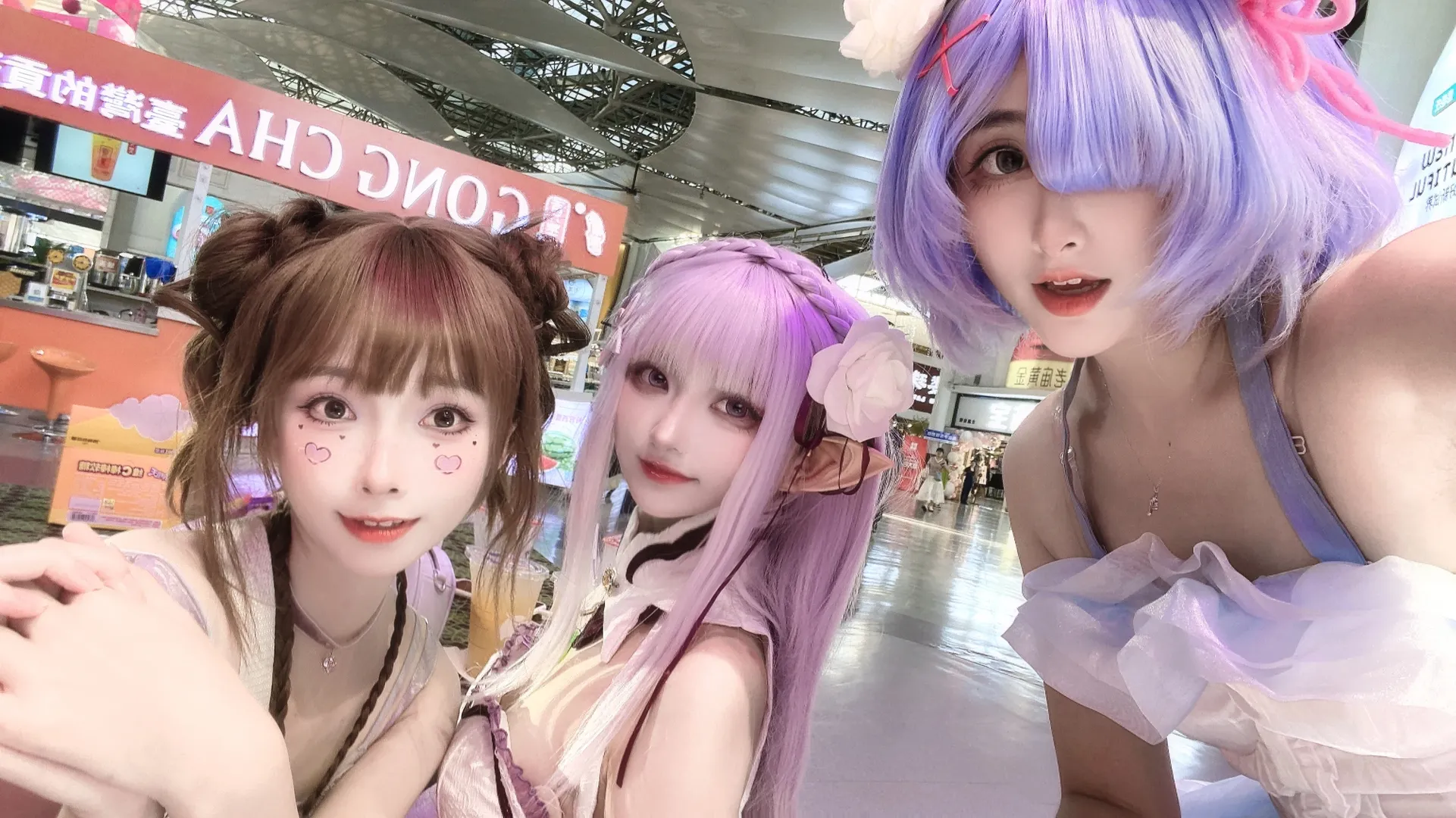 从零开始的异世界生活, 蕾姆cos, 爱蜜莉雅cos, 白丝, TopToy商演 - 第4张