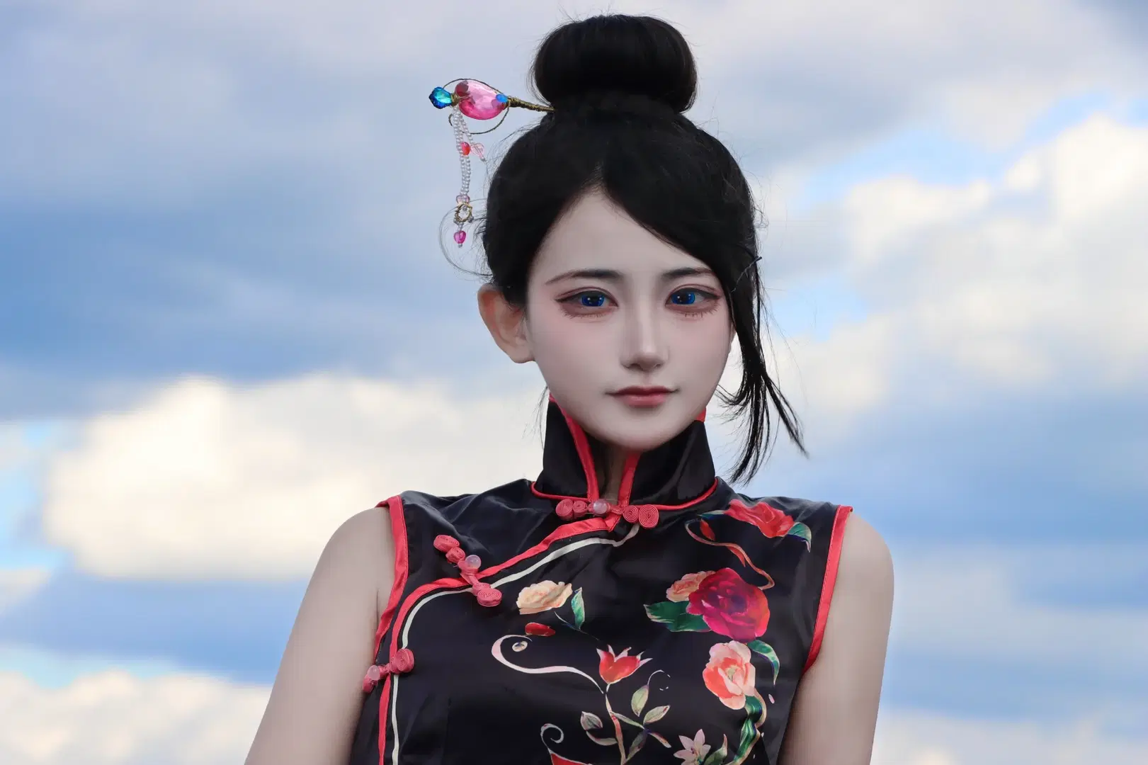 【シン・リンコスプレ】夜ロリ 屋上撮影フォトセッション - 楚漓 - 5枚目