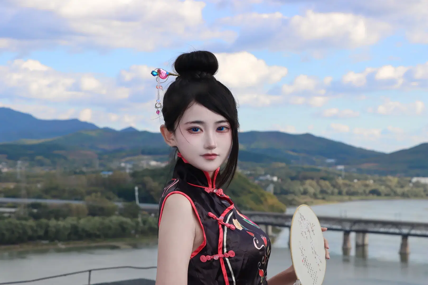 【シン・リンコスプレ】夜ロリ 屋上撮影フォトセッション - 楚漓 - 8枚目