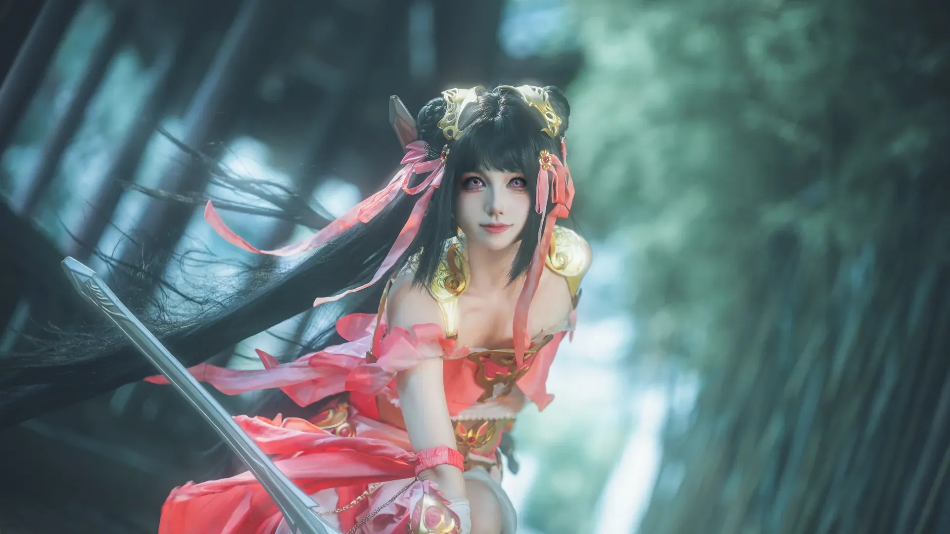古风cos, 剑网3, 七秀cos, 双剑, 武侠摄影 - 第1张