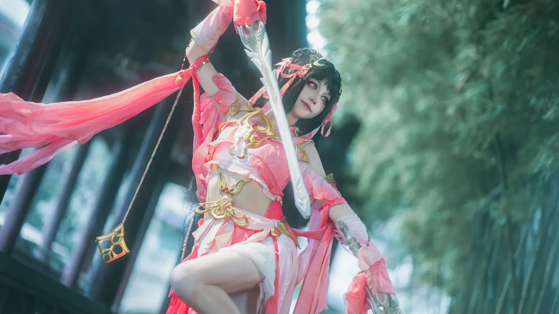古风cos, 剑网3, 七秀cos, 双剑, 武侠摄影 - 第2张