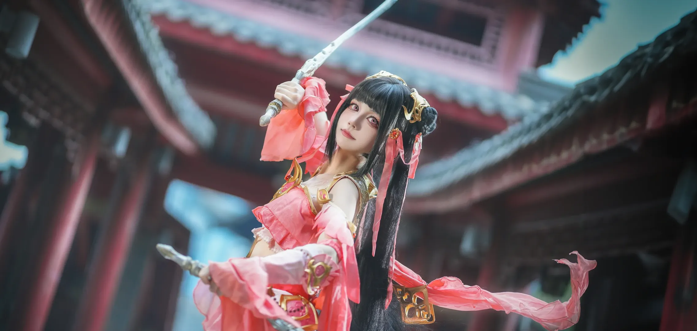 古风cos, 剑网3, 七秀cos, 双剑, 武侠摄影 - 第4张