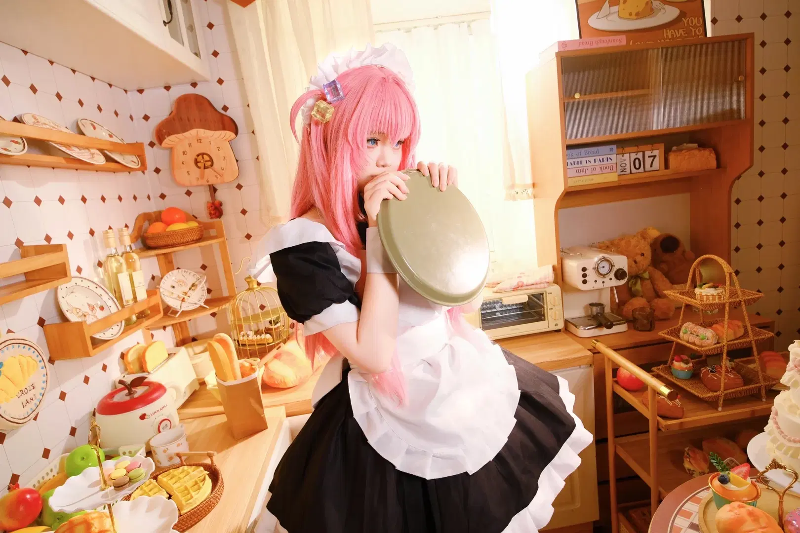 【后藤独cos】孤独摇滚波奇酱女仆装正片分享 - QqQ - 第2张