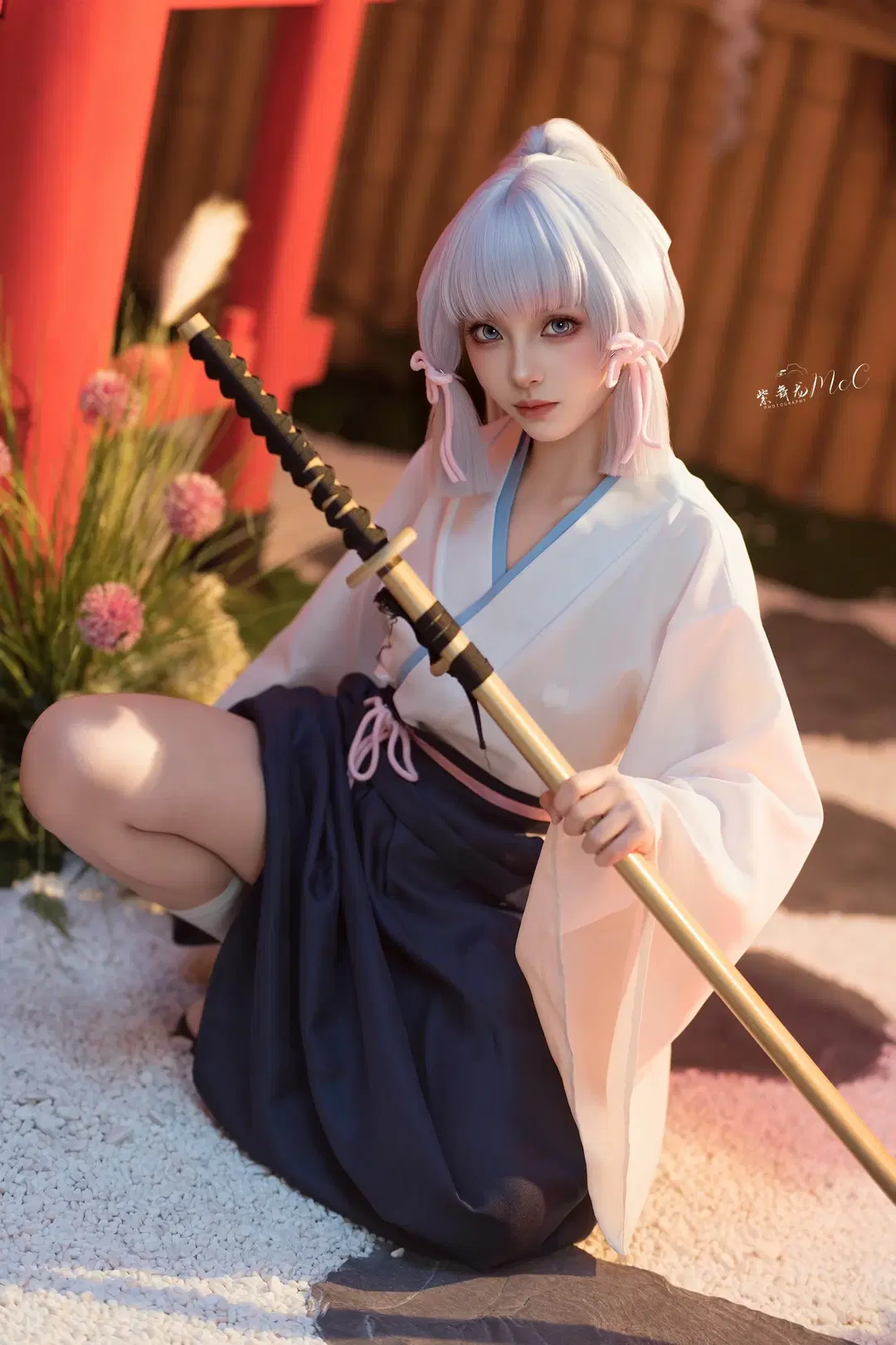 【神里绫华cos】和风木刀动作参考与拍摄分享 - 紫舞龙McC - 第4张