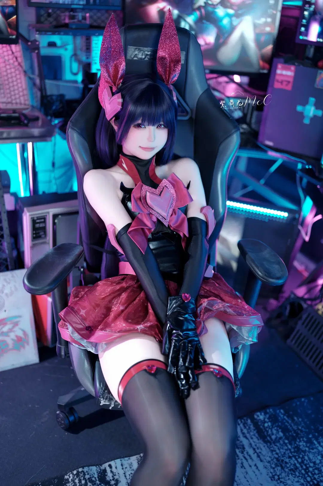 【D.Vaコスプレ】オーバーウォッチのeスポーツ少女、ポージングリファレンス準備完了 - 紫舞龙McC - 3枚目