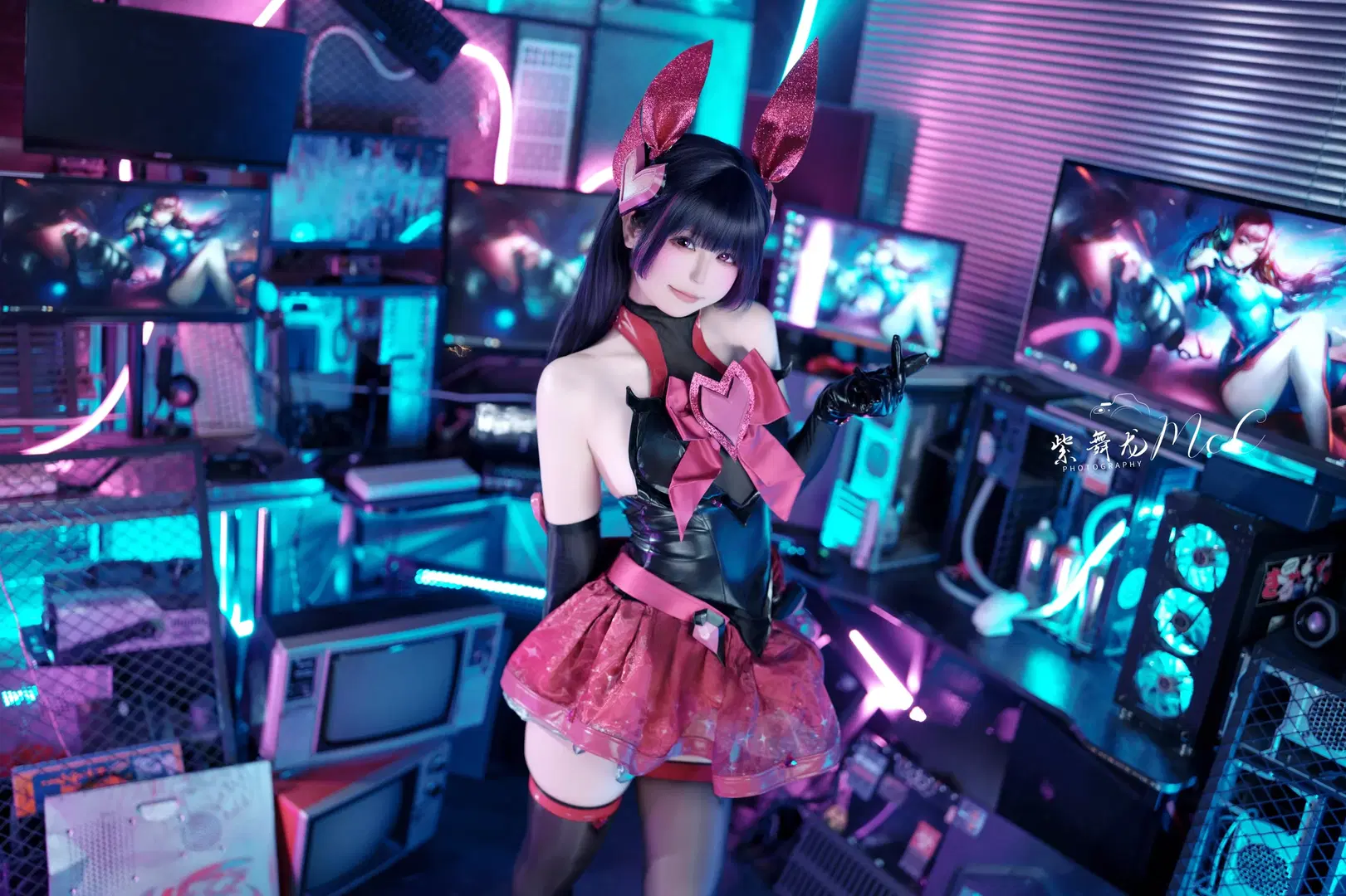 【D.Vaコスプレ】オーバーウォッチのeスポーツ少女、ポージングリファレンス準備完了 - 紫舞龙McC - 4枚目