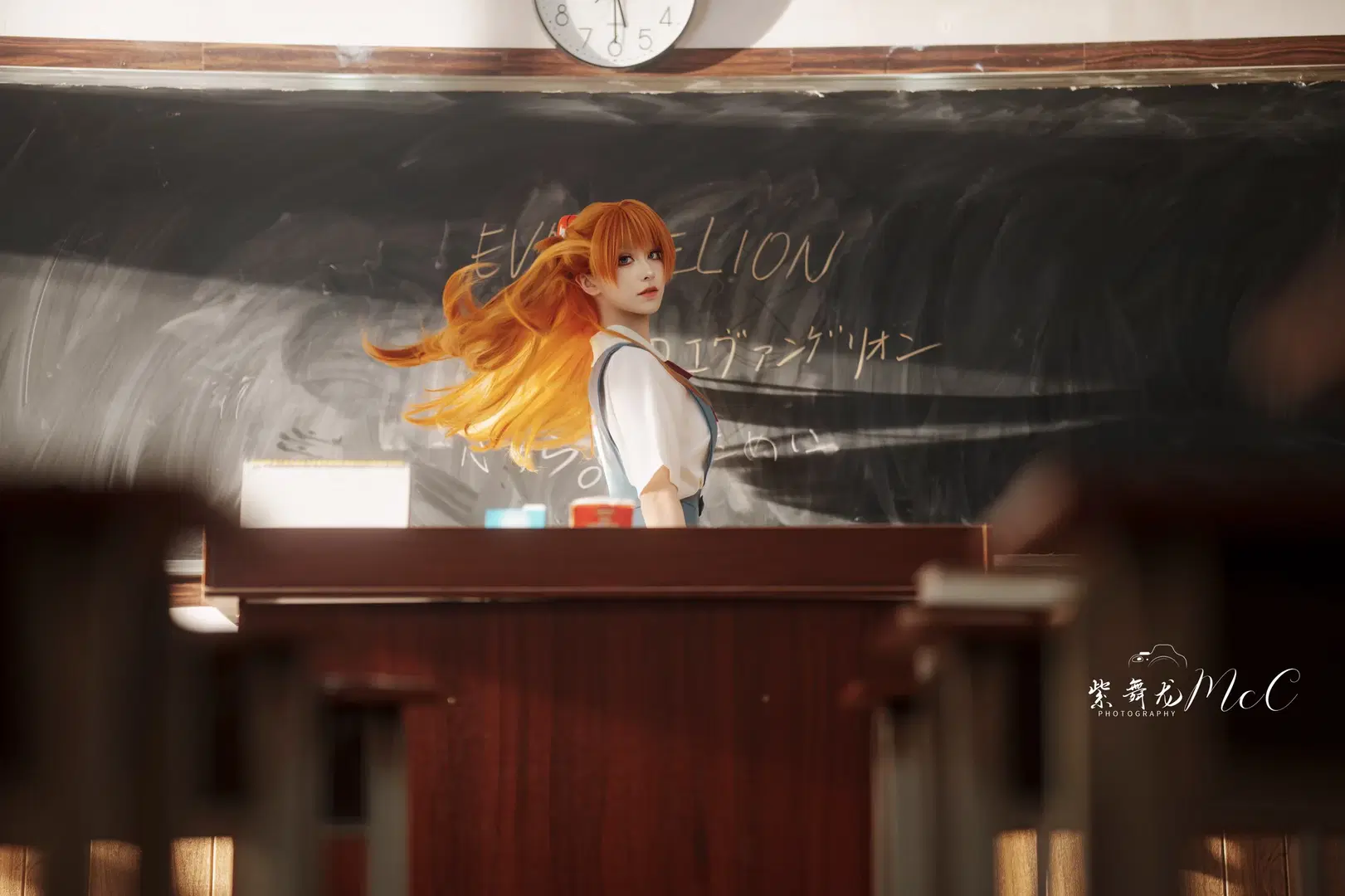 [Asuka Cosplay] Neon Genesis Evangelion graduation season campus light and shadow by 紫舞龙McC - Image 3