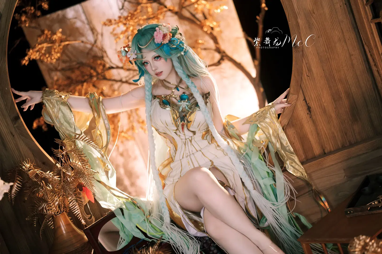 [Diaochan cosplay] Honor of Kings Golden Legendary Diaochan new skin photoset by 紫舞龙McC - Image 3