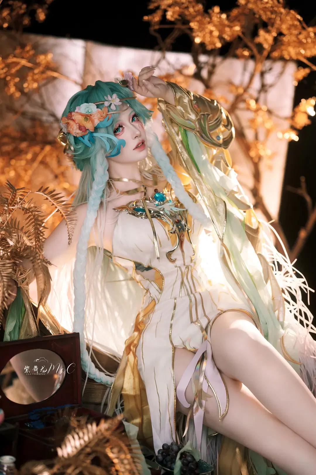 [Diaochan cosplay] Honor of Kings Golden Legendary Diaochan new skin photoset by 紫舞龙McC - Image 4