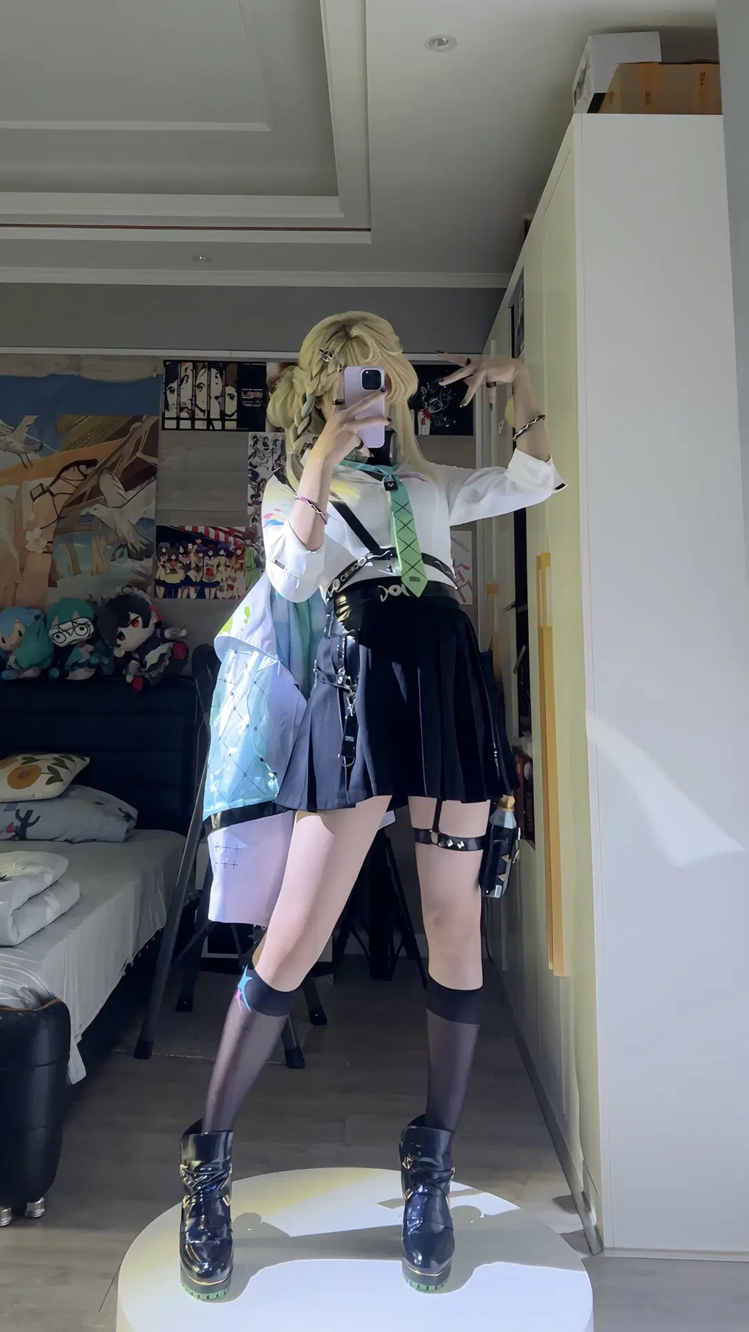 【琳奈cos】鳴潮琳奈常服造型，戰術感拉滿的日常穿搭 - 佩洛小刻 - 第3張