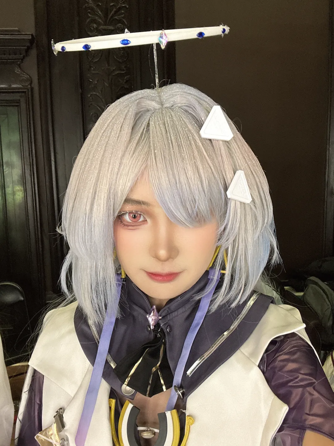 鸣潮, Cosplay, 莫宁cos, 银发, 校园活动