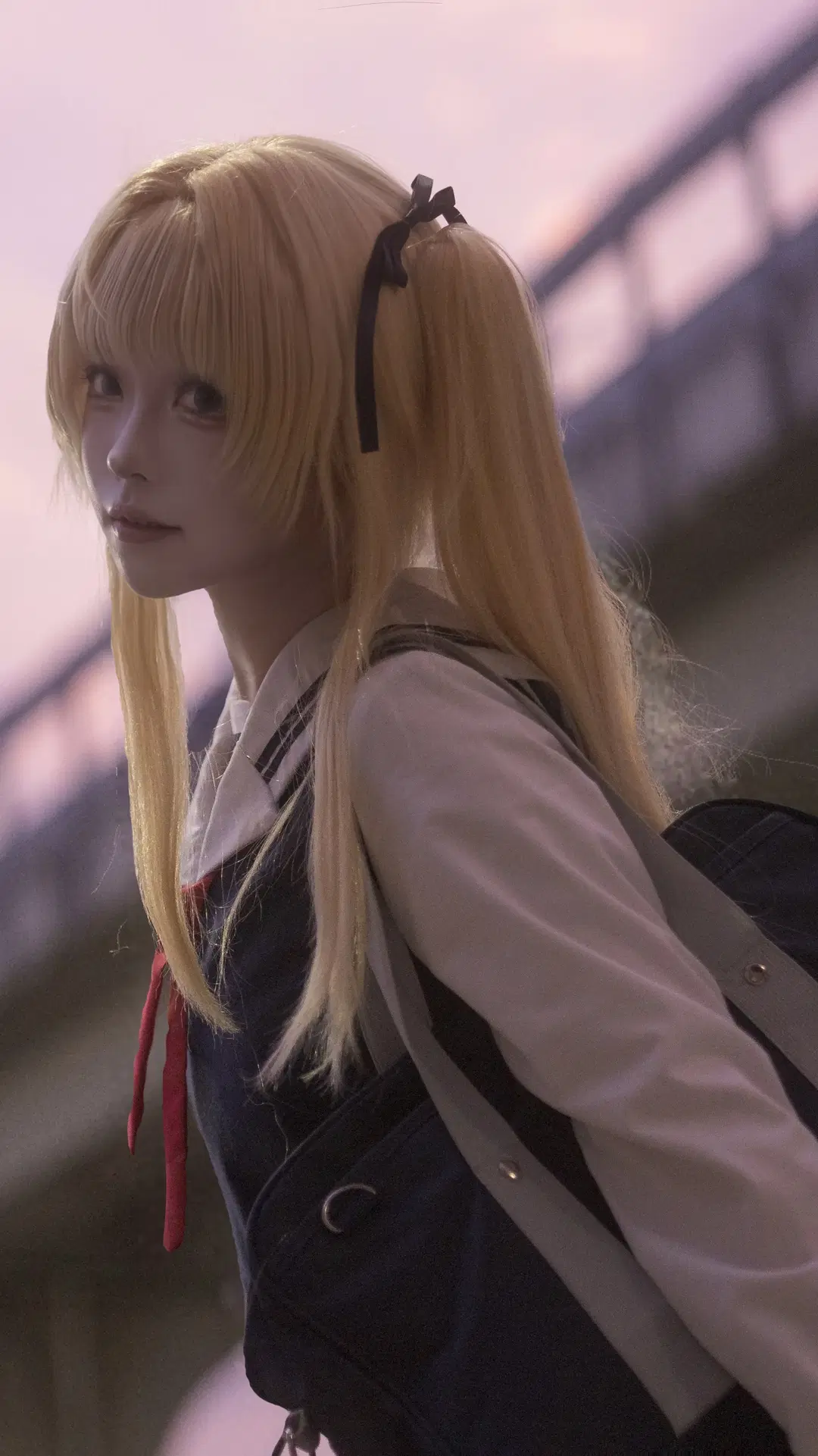 cosplay, 路人女主的养成方法, jk制服, 英梨梨cos, 晚霞