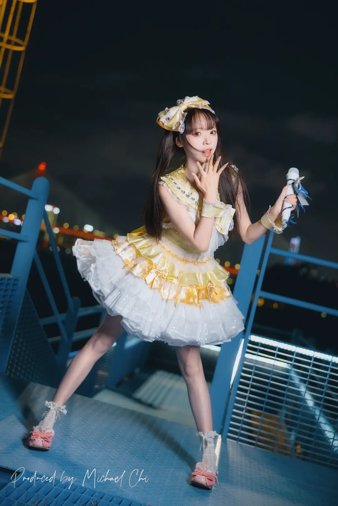 夜色下的黄白Lolita，我的偶像舞台 - 翻版小霸王 - 第6张