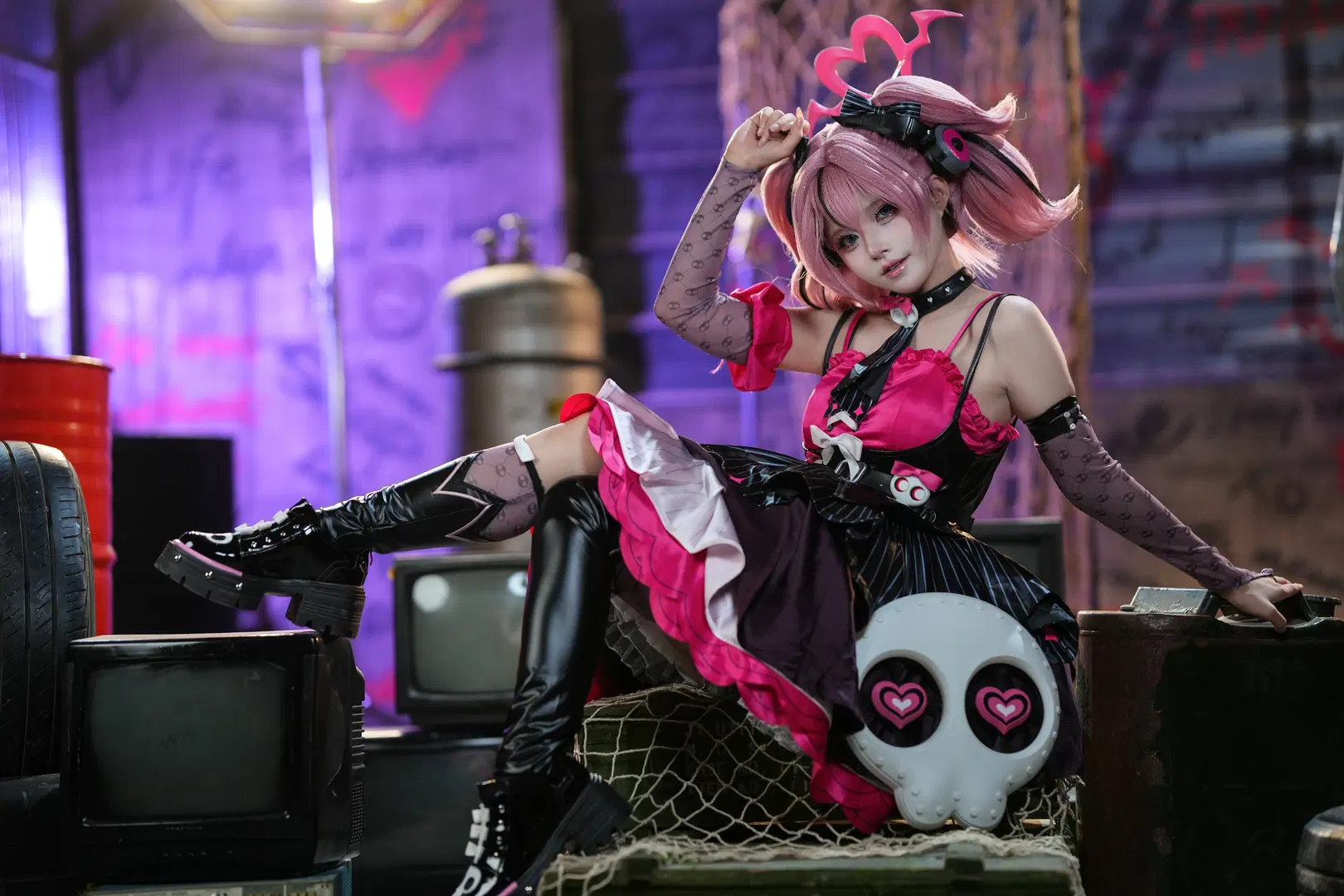 绝区零, cosplay, 废土风, 爱芮cos, 丝袜