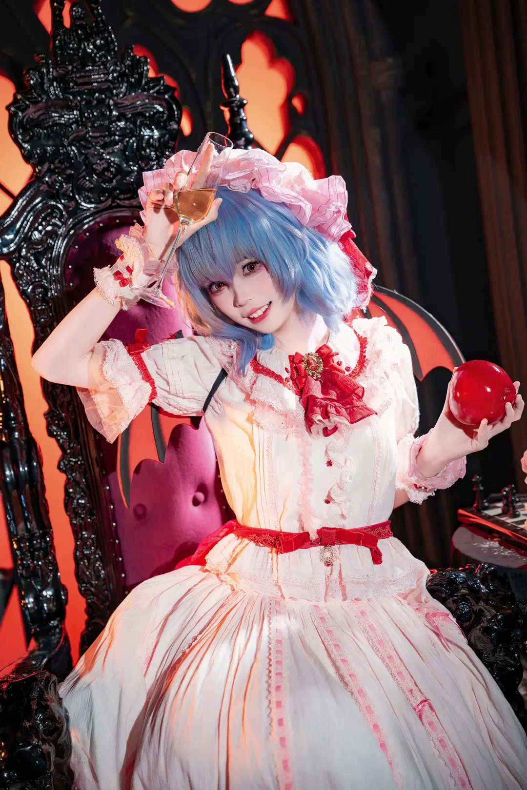 【レミリアコスプレ】『東方Project』お嬢様の威厳に満ちたひととき - 零月（限流版） - 2枚目