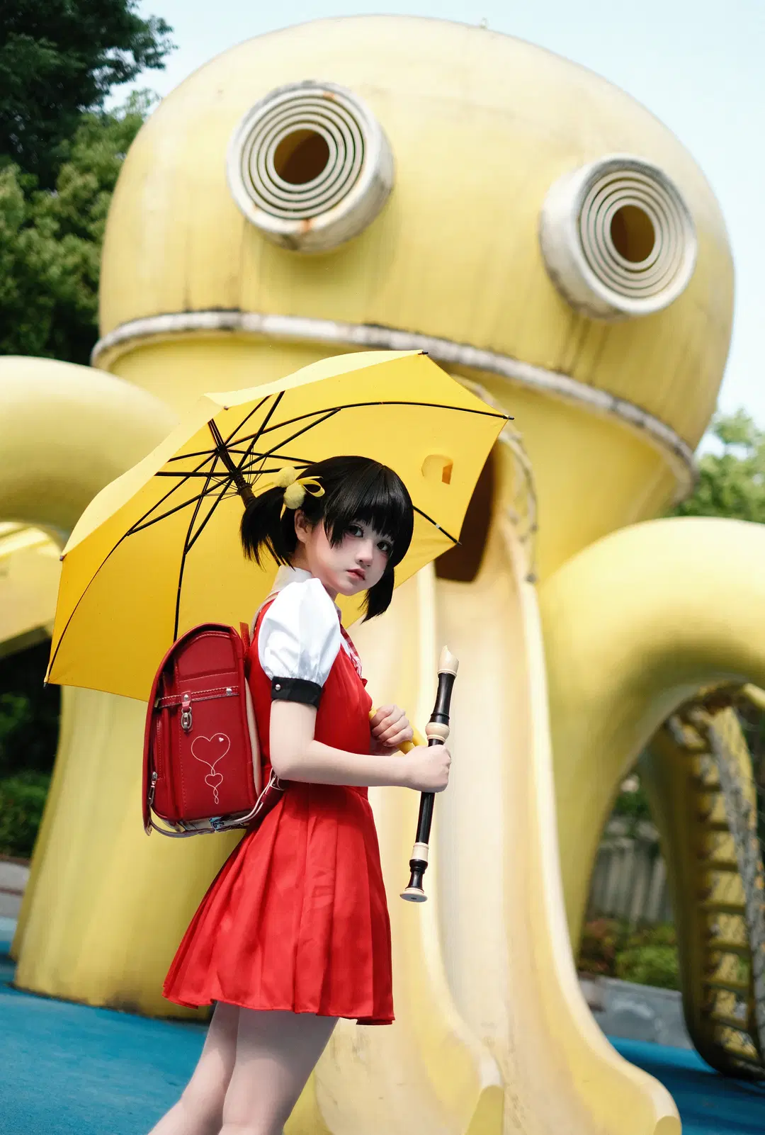 Japanese style photography, Vocaloid, Vocaloid, Kaai Yuki cosplay, Amusement park