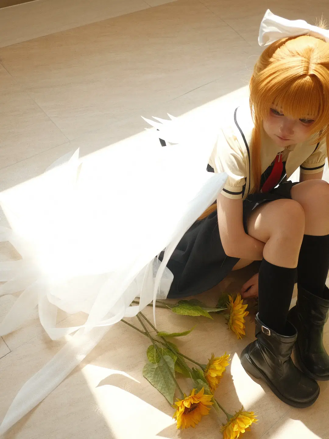 【神尾观铃cos】Air剧中的天空，展开羽翼的女孩 - 照烧热带鱼 - 第2张