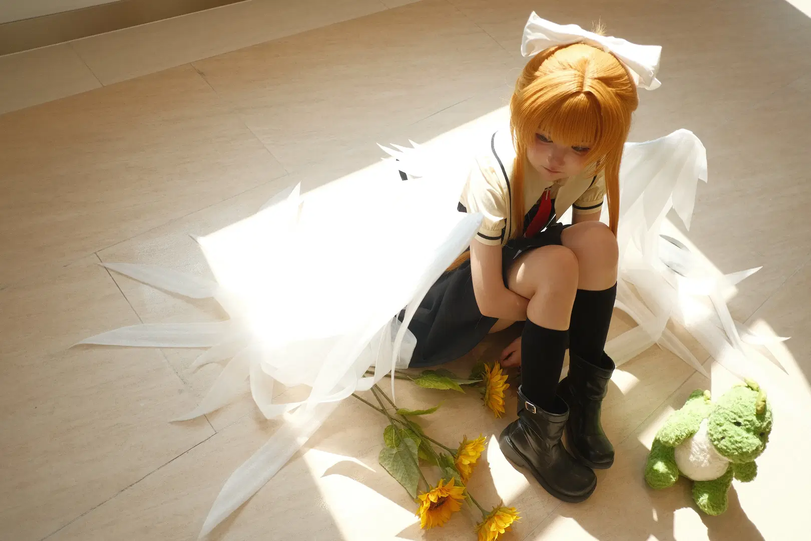 【神尾观铃cos】Air剧中的天空，展开羽翼的女孩 - 照烧热带鱼 - 第4张