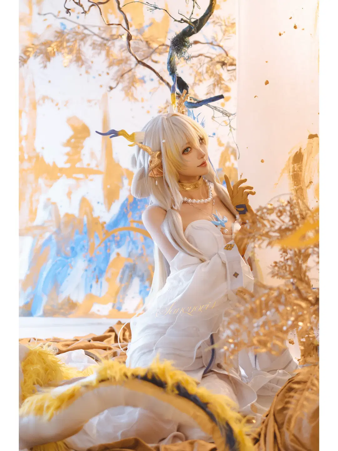【黍cos】明日方舟 冰纹玉釉的温润与华丽 - Saneyori - 第2张