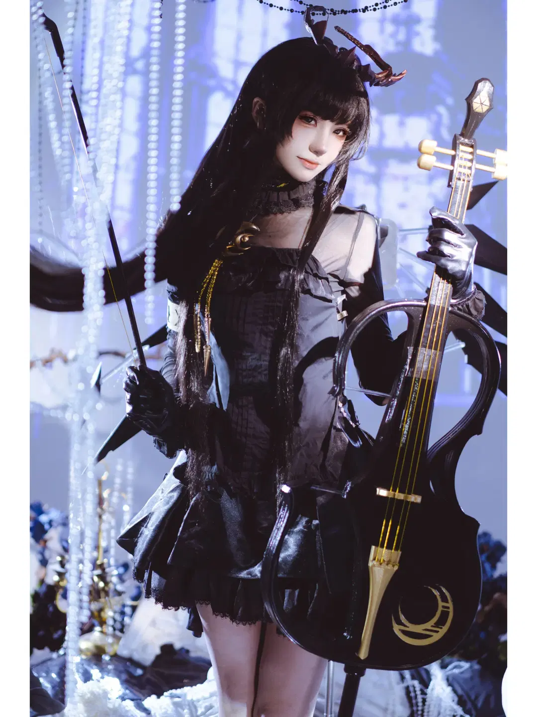 cosplay, 哥特風, 明日方舟, 阿爾圖羅cos, 塑心